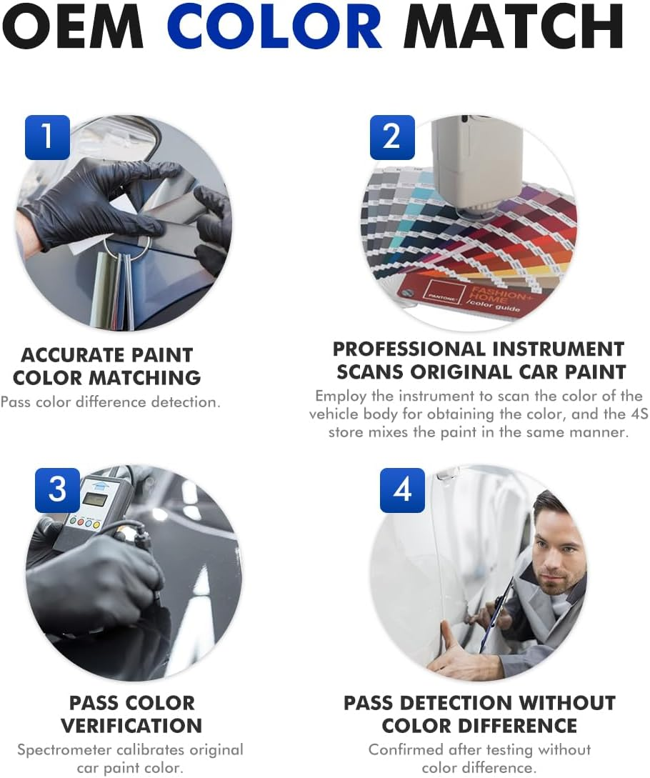 Xtryfun UAT Geyser Blue Touch up Paint Compatible with Subaru, DIY Car Paint Scratch Repair, Automotive Paints, Quick & Easy Fix Scratch Repair for Crosstrek/Outback/Forester - D4S Crystal Black image number 7