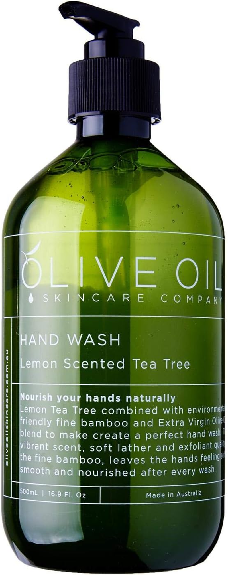 Olive Oil Hand Wash - Lemon Scented Tea Tree 500Ml