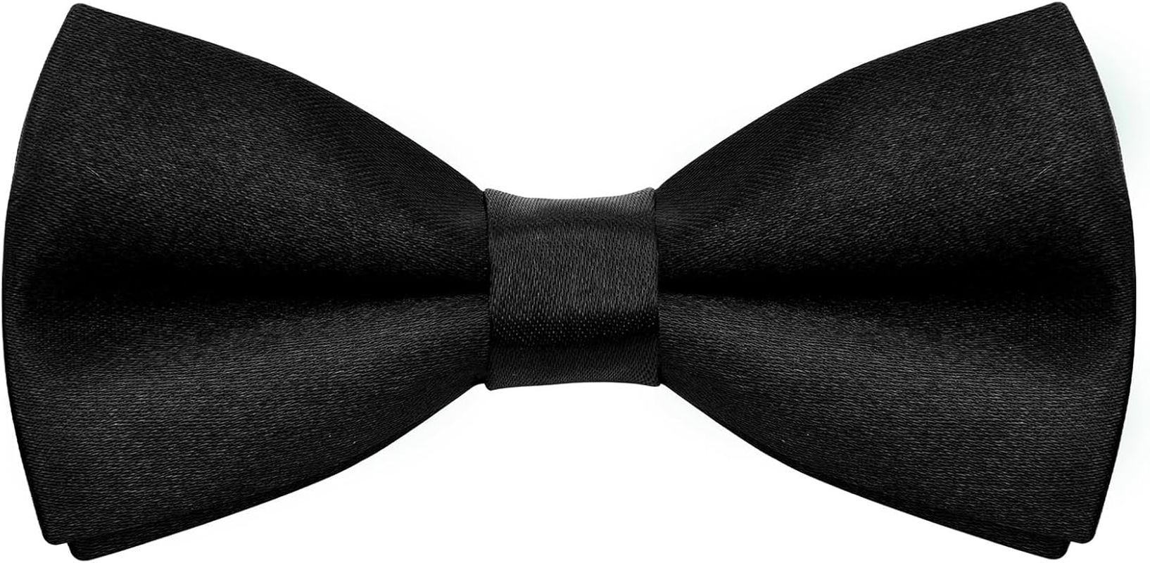 Kids Bow Ties Satin Toddler Bow Tie Adjustable Kids Solid Color Bowties for Boys School Wedding Party
