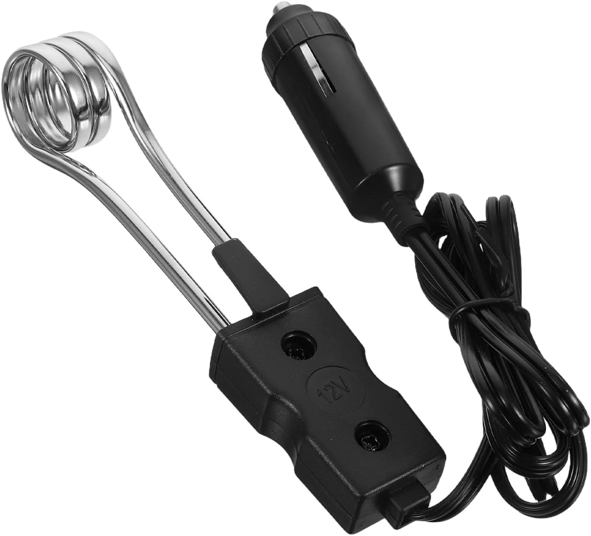 Portable Car Water Heater Immersion Water Warmer for Vehicle Mug Cup Instant Boil Travel Auto Drink Hot Drinks Instant Electric Car Beverage Heater