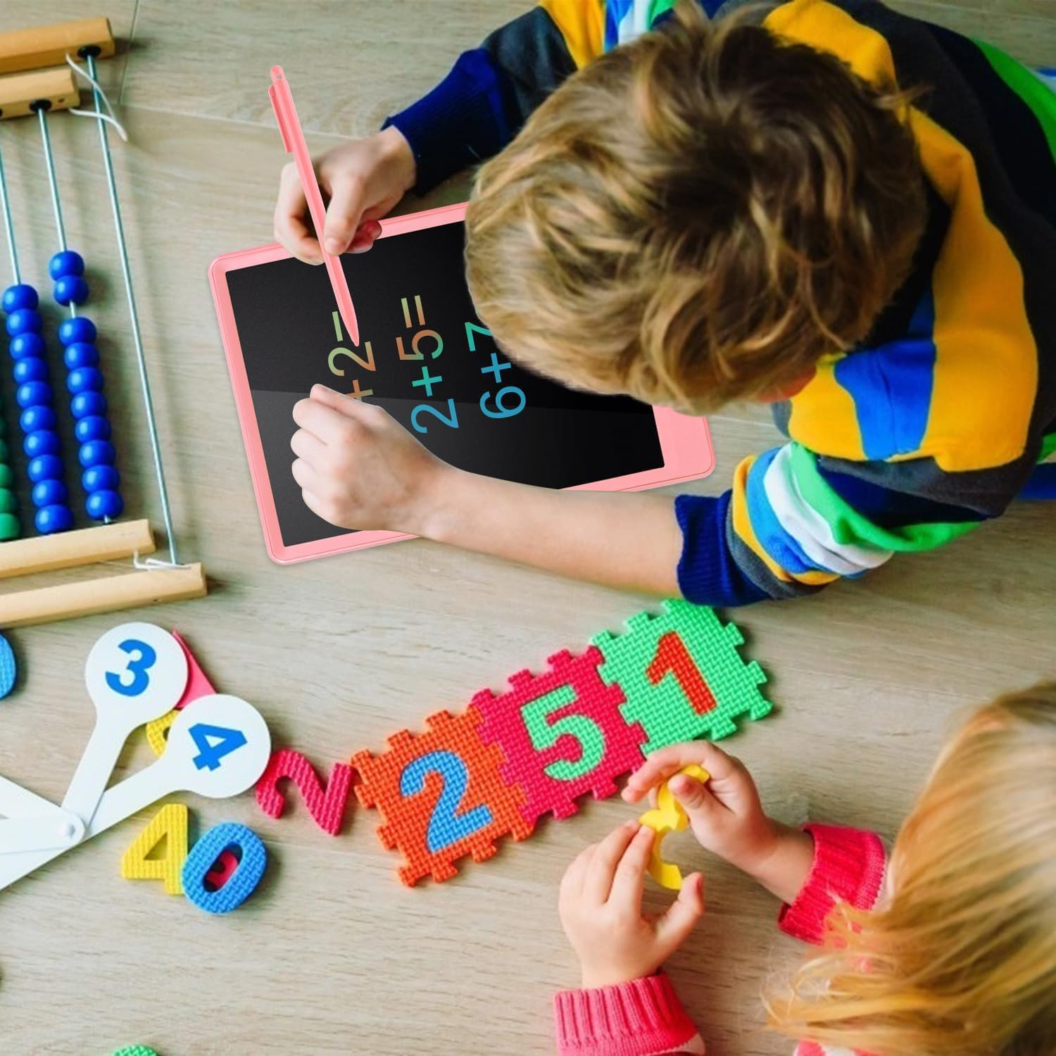 Eoocoo Gifts for Kids Toys,10 Inch LCD Writing Tablet, Drawing Pads 2 Packs Doodle Scribble Boards, Party Birthday Gifts for Kids, Fidget Toys for Boys Girls Age 3 4 5 6 7 8 9 Years image number 3