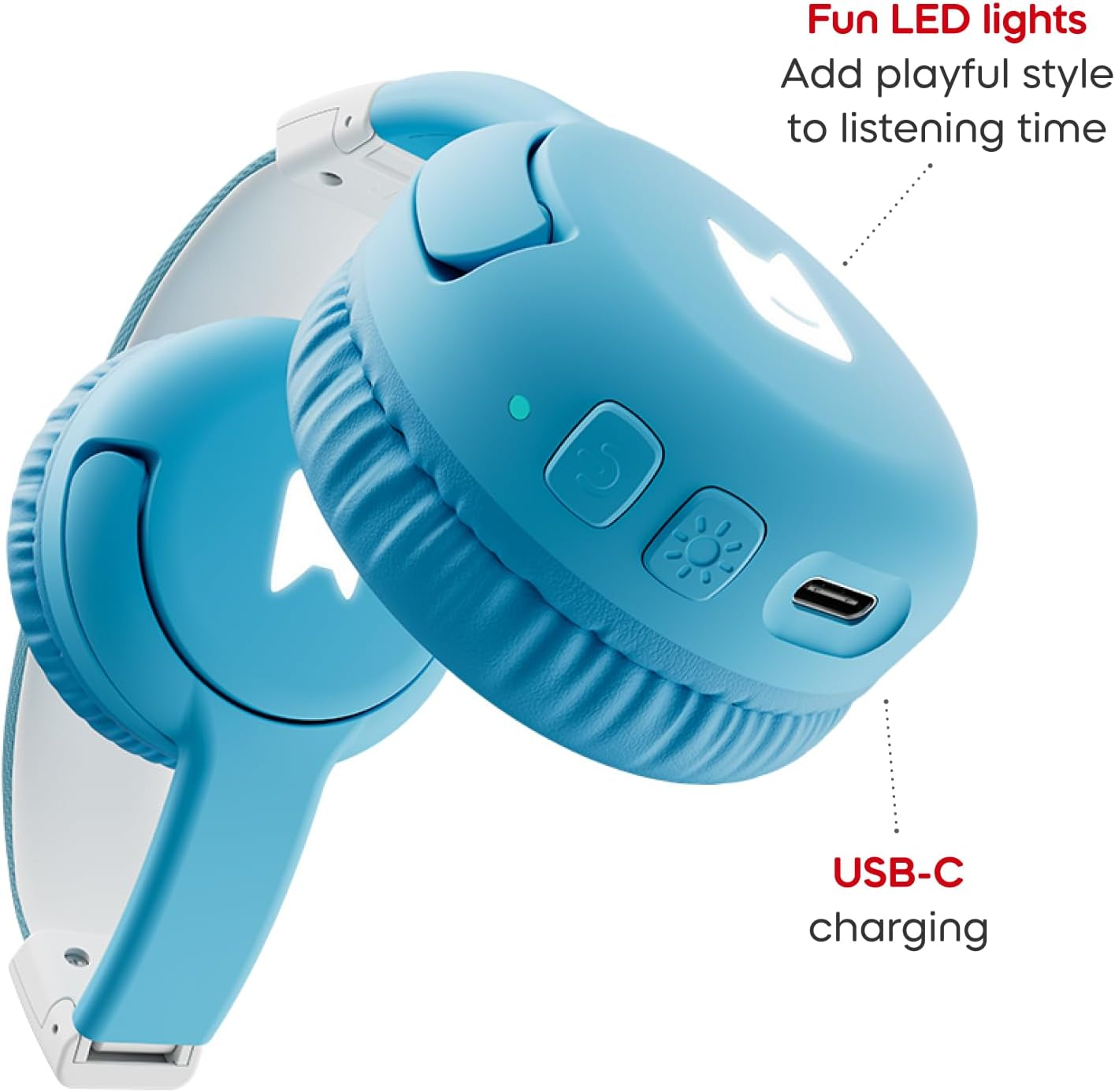 Tonies Toniebox 2 Bluetooth Headphones: Sky Blue image number 1