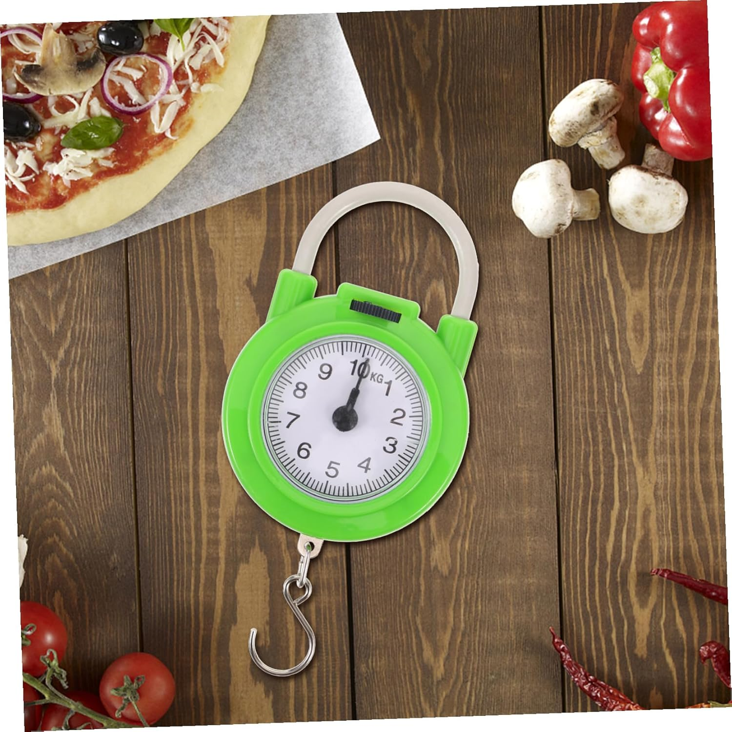 MAGICLULU Portable Small Manual Spring Scale for Travel Luggage and Suitcase with Hook Lightweight High Precision Weight Scale for Home and Packing Use Use Compact Design image number 4