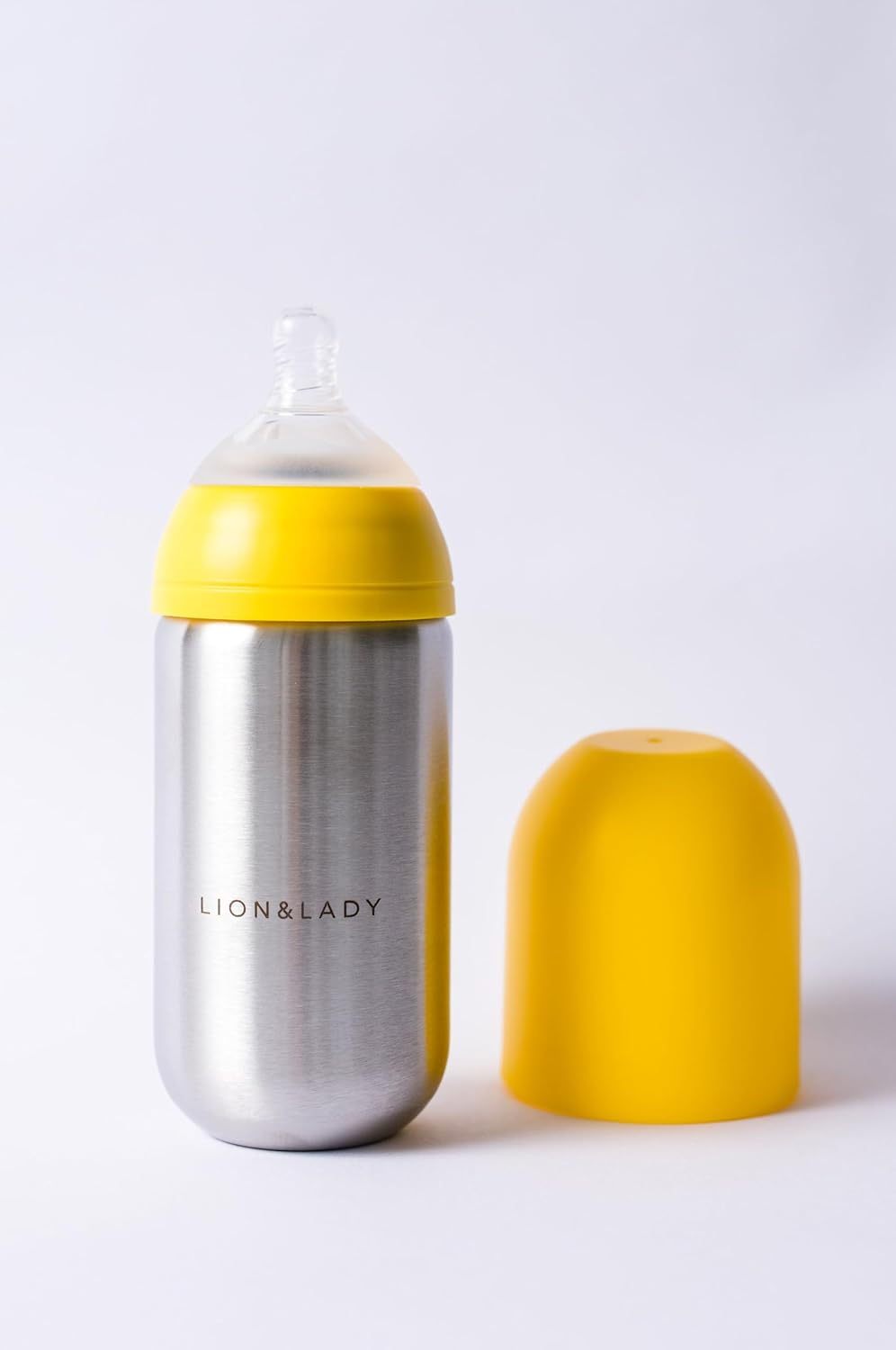 Lion & Lady 18/8 Stainless Steel Baby Bottle - 350Ml (Mint)