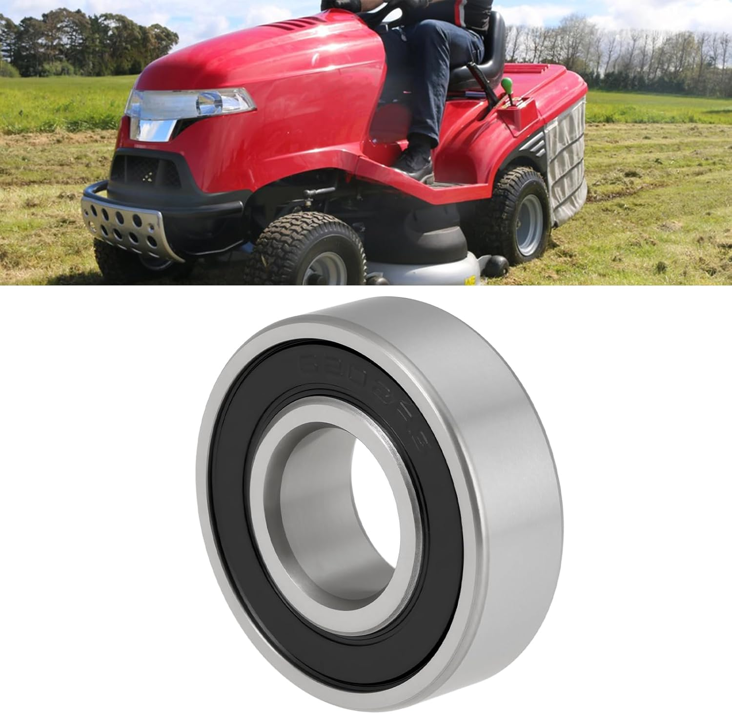 2Pcs Mower Timing Pulley Bearing 80737-VK1-003 6202-2RS Bearing Compatible with Honda HF2415 HF2417 HF2620, 15X35X11Mm image number 5