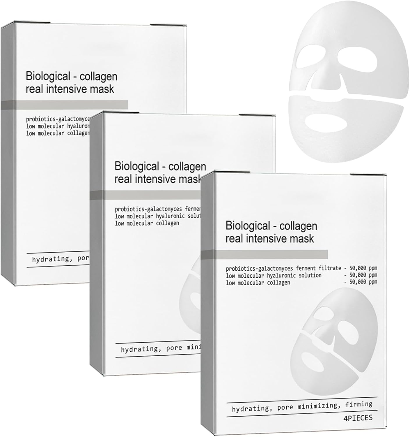 Skaind Hydraglow Deep Face Mask for Women, Sleep Mask, Facial Masks for Women Skin Care, Firming Moisturizing Collagen Real Deep Mask for Lifting, Face Tape for Wrinkles Overnight, 1Box/4Pcs (2Pcs)