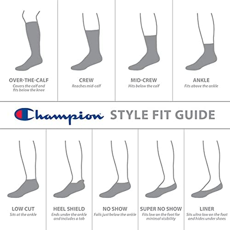 Champion Women'S 6-Pack Super No Show Multi Logo image number 7