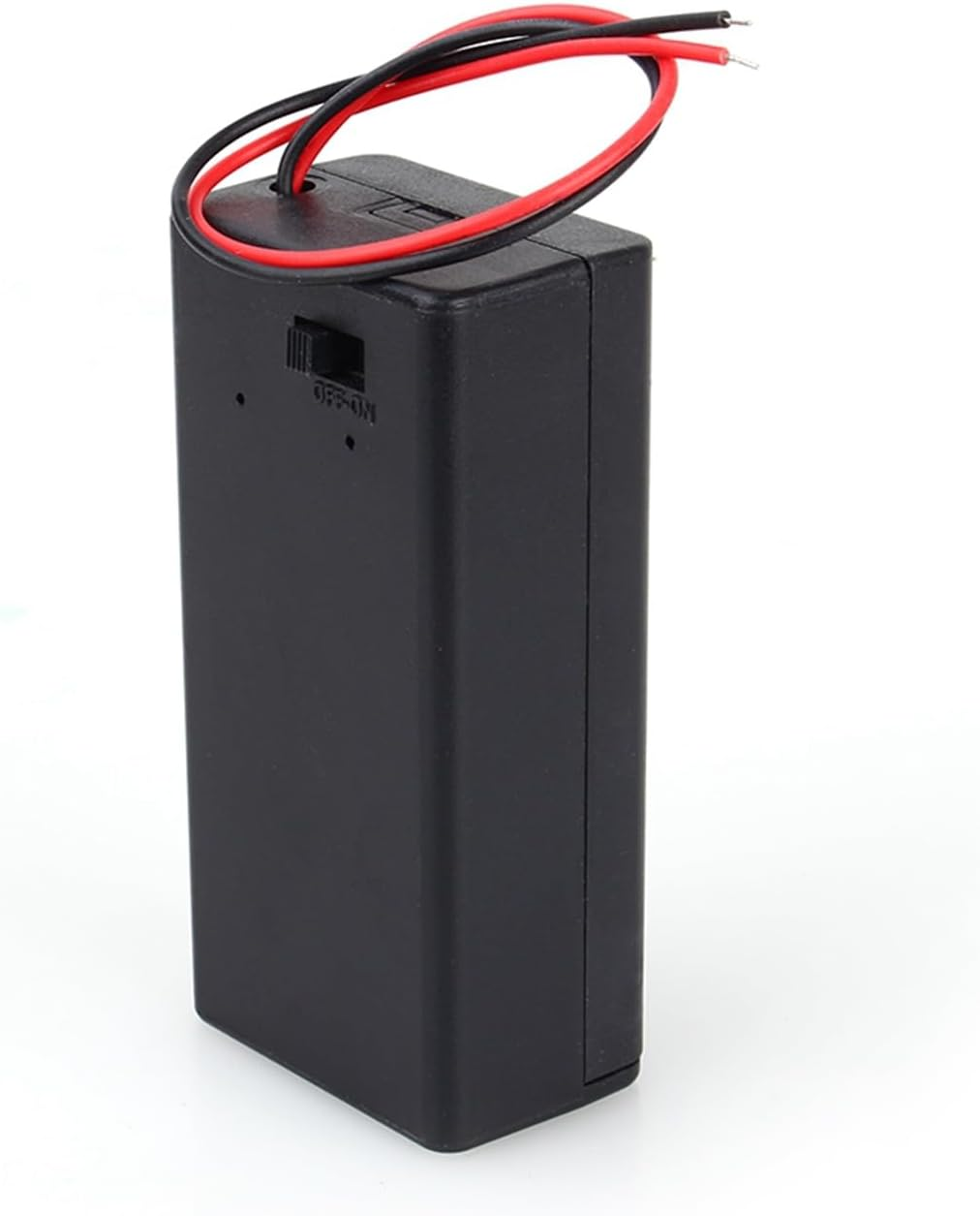 Stable with Cover Battery Box, Firm Case with 150Mm Battery Clip, for Power Supply External Power Supply 9V Household Battery