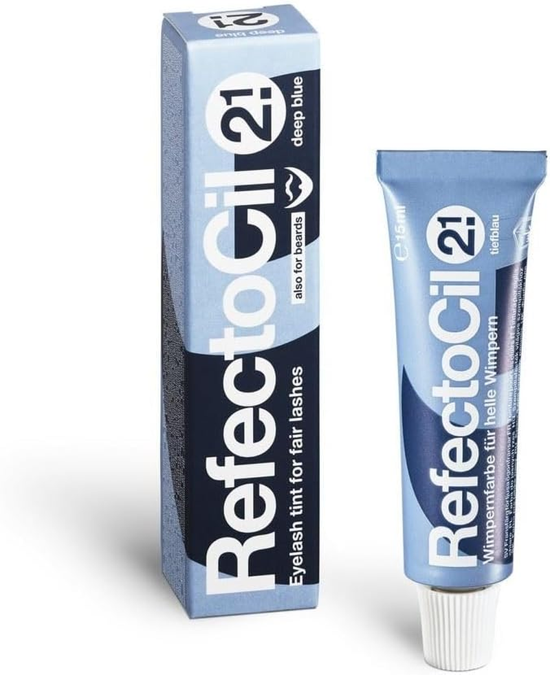 Refectocil Eyelash and Eyebrow Tint 15 Ml, Light Brown - 15 Ml (Pack Of 1), No 2.1 Deep Blue