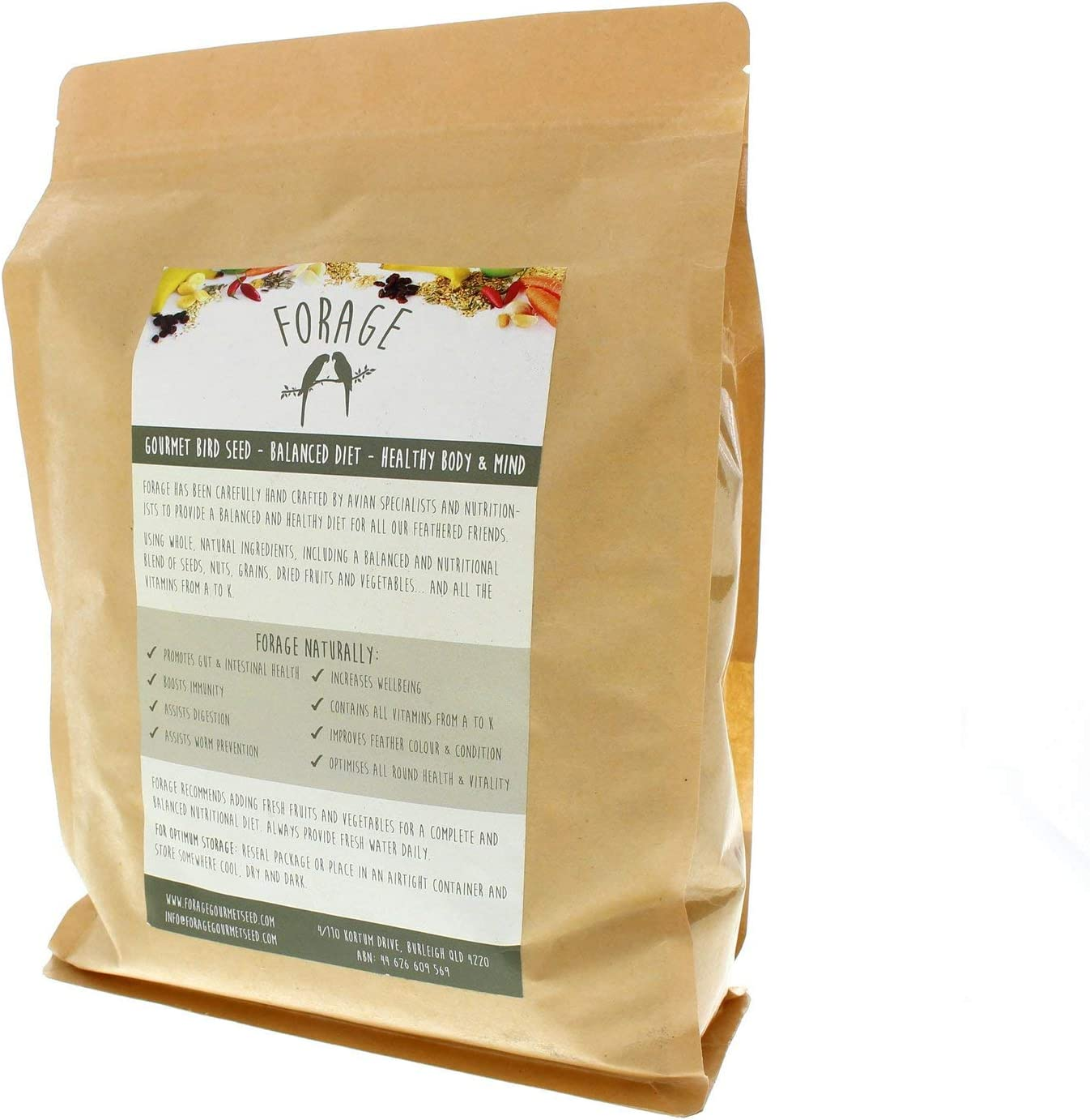 Forage Cockatoo, Galah & Corella 1.75Kg Bird Food Millet Seed Australian Made image number 5
