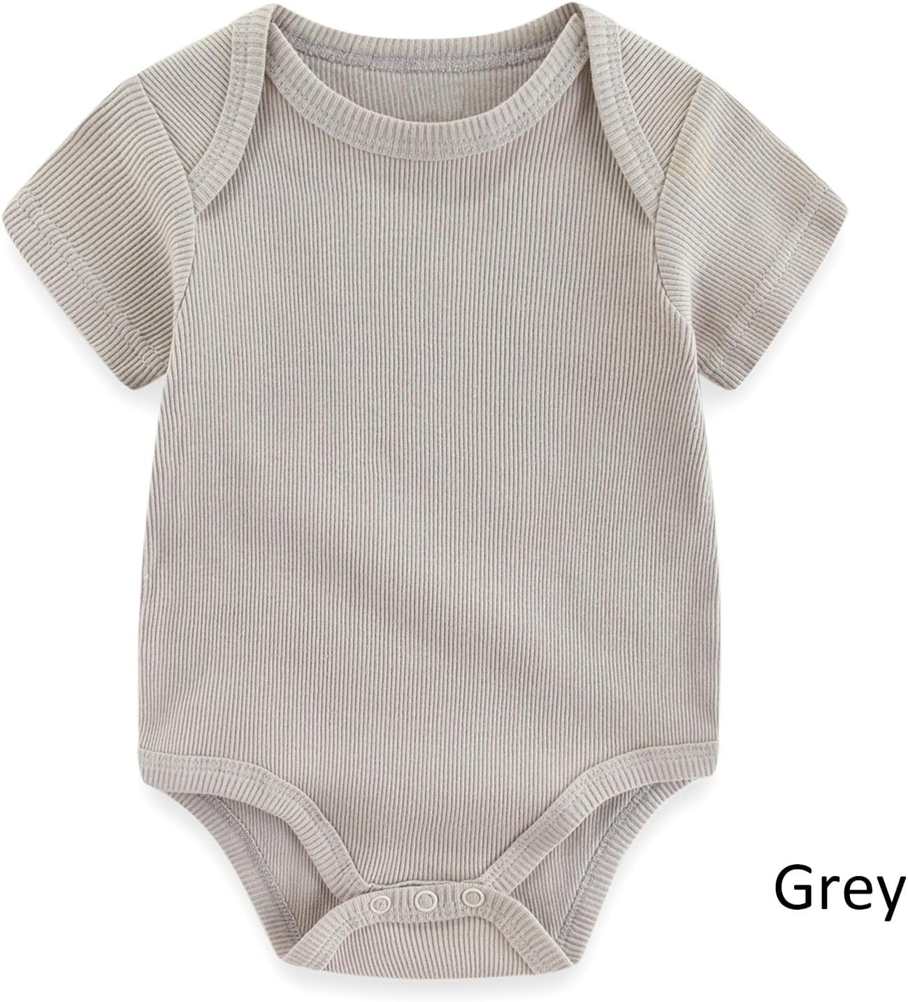 Ruliby Baby Bodysuit Ribbed Baby Boy Clothes Bule Romper 0-3 Months image number 2