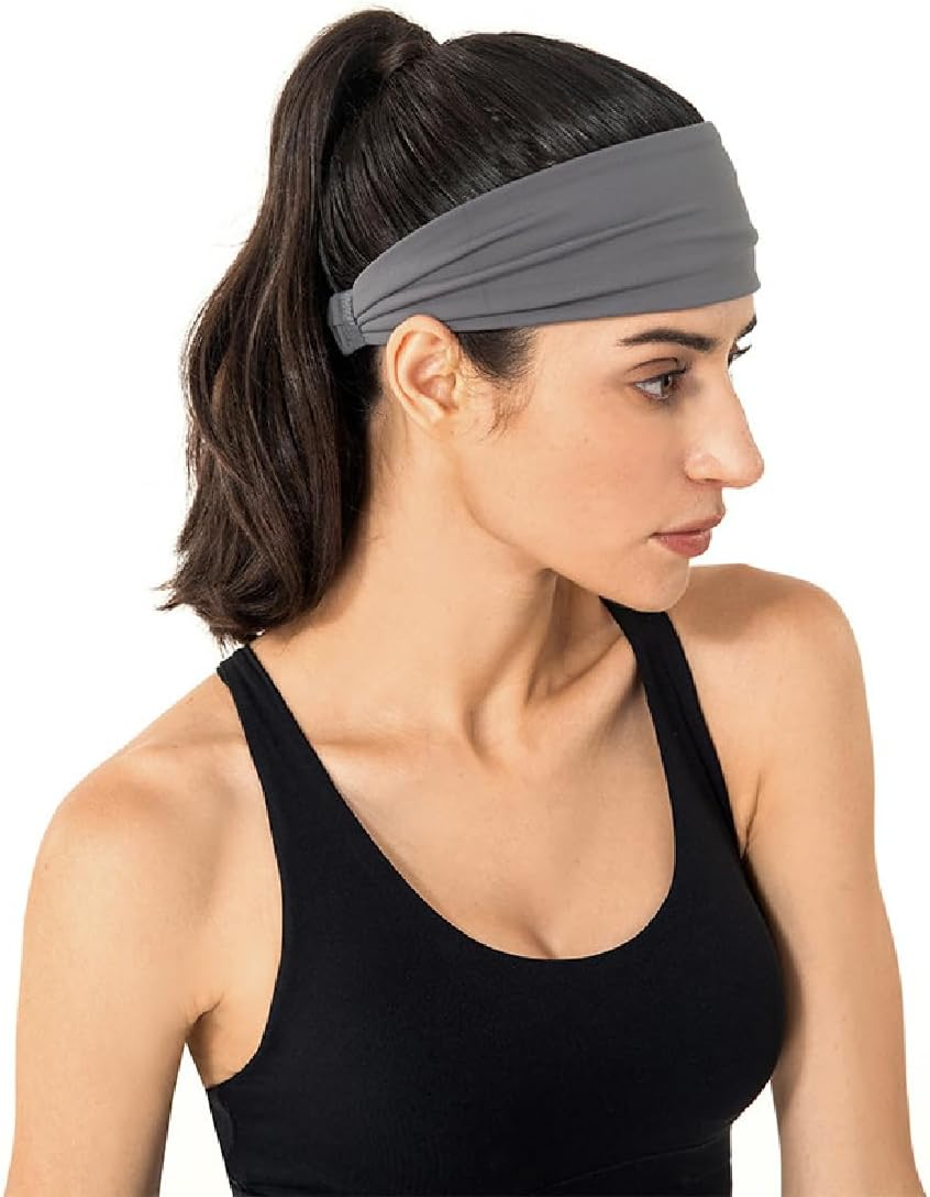 BHIPKOT Pack of 4 Women'S Headbands Fitness Yoga Sports Women'S Headbands Sweat-Absorbing Non-Slip Summer Headbands Hair Embellishments