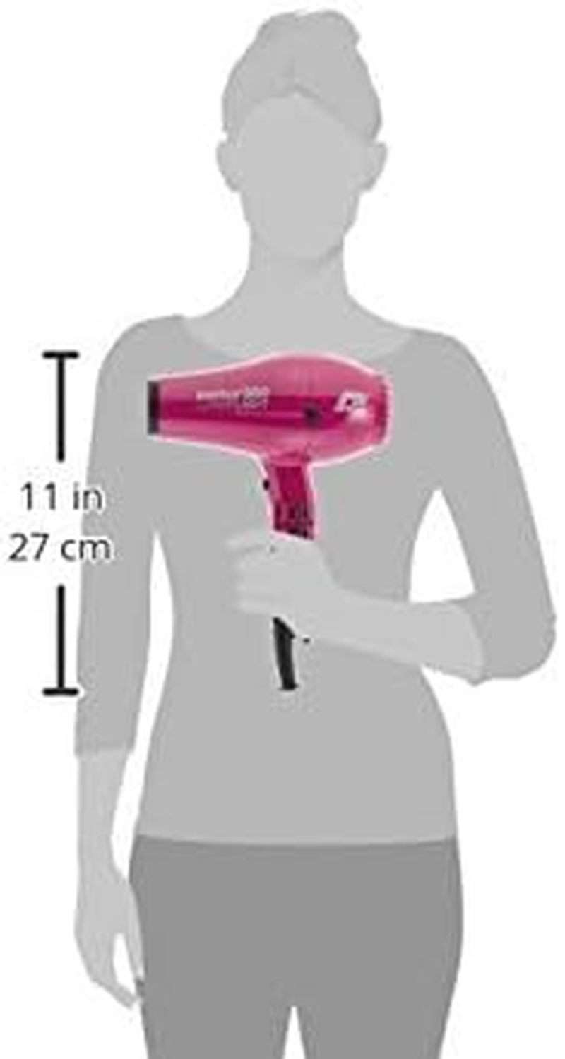 Parlux 385 Powerlight Ceramic & Ionic 2150W Hair Dryer, Fuchsia