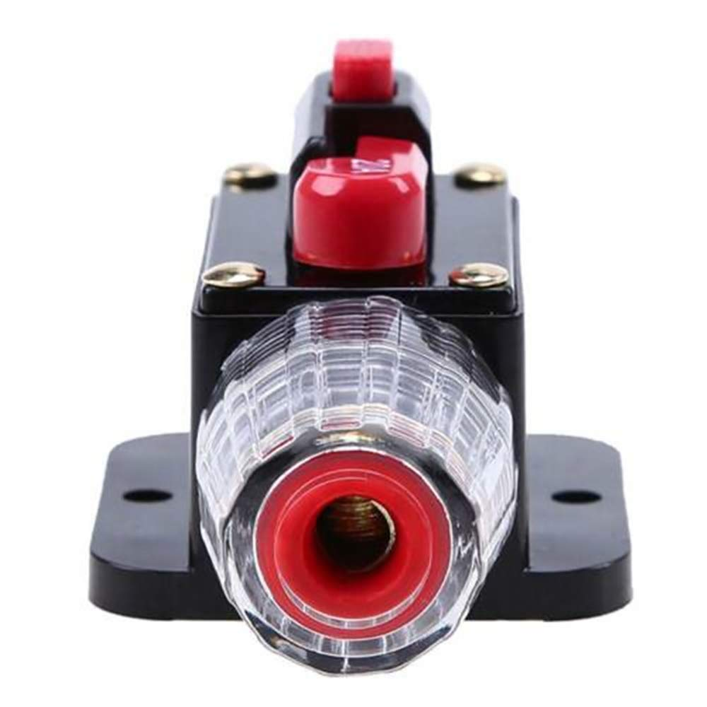 12V Circuit Breaker, Fuse Holder, Inline Fuse Block for Car Audio Solar Inverter System Protection,20A/30A/40A/50A/60A/80A/100A image number 3