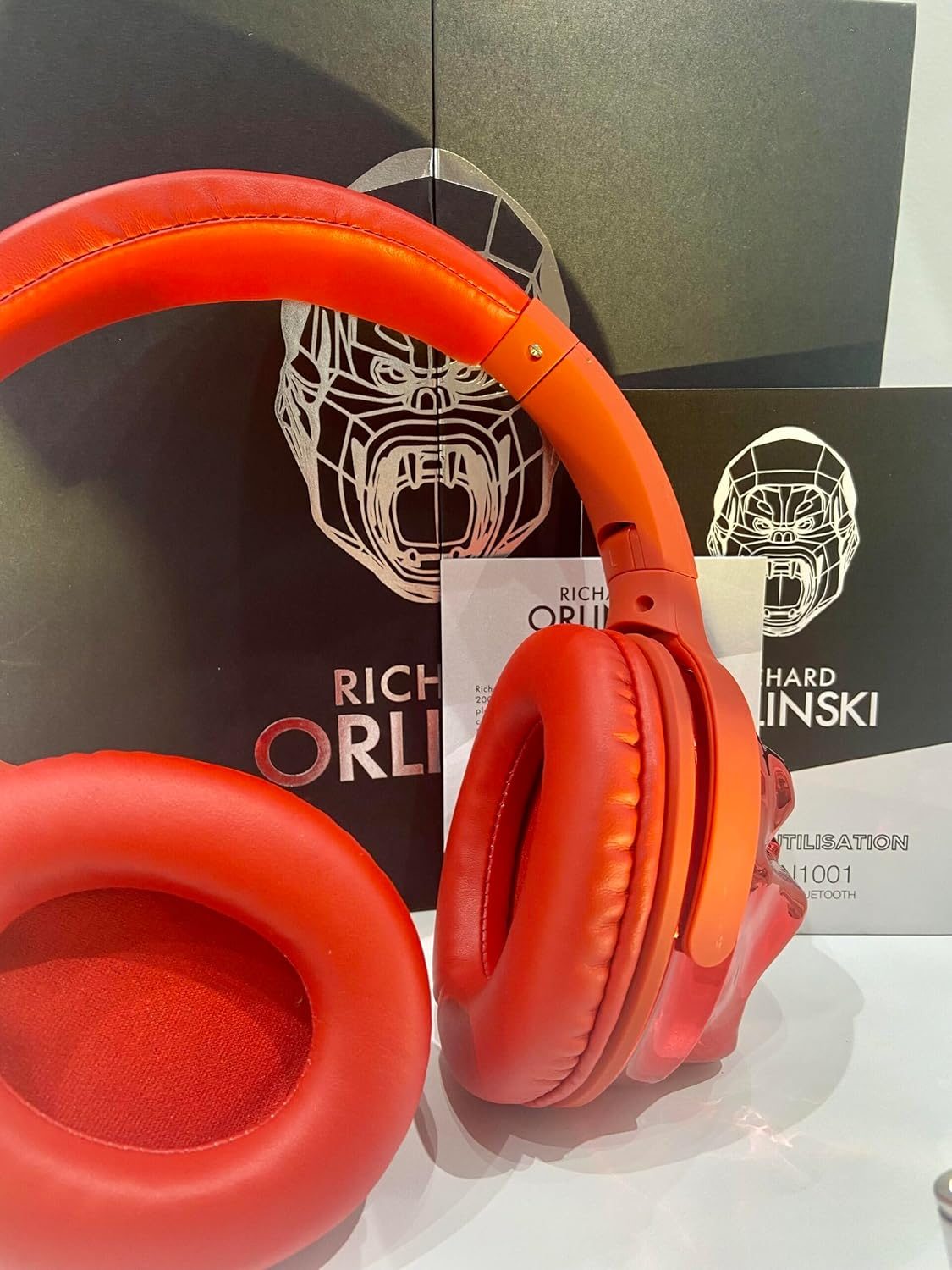 ORLINSKI Bluetooth Headphones 5.1, 40 Mm Speaker, 6 Hours Battery Life, Built-In Microphone, Black V2-2025 image number 2