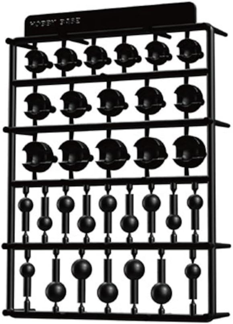 Hobby Base PPC-T113 Premium Parts Collection, Joint Craft, Ball Joint, Large, Dark Gray, Plastic Model Parts image number 2