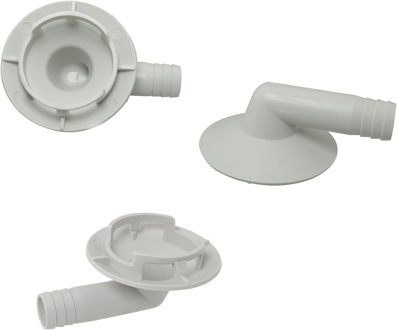 MEETOOT 2Pcs 40Mm Air Conditioner Drain Hose Connector Conduct Condensate Plug Teeth Seal Elbow Fitting for Window AC Unit Mini Split Frigidaire image number 6