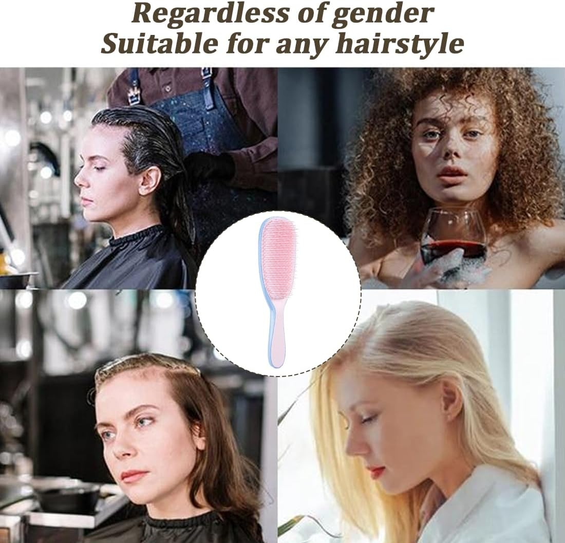 Ultimate Detangler Hair Brush for Coloured, Ergonomic Handle, Ideal for Conditioner Distribution, Gentle on Sensitive Hair, Hair Brush for Wet and Dry Hair, Environmentally Friendly image number 2