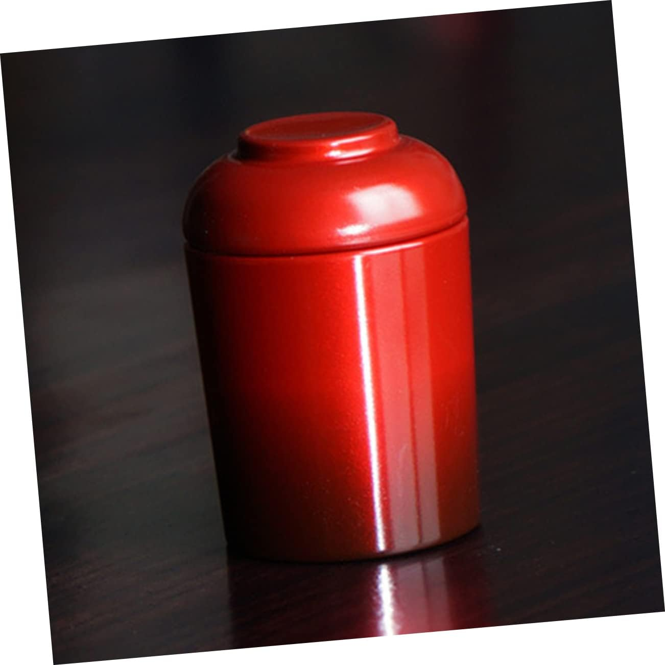 VINTORKY 10Pcs Compact Tea Storage Jar Mini Tea Can Sealed round for Home Kitchen image number 1