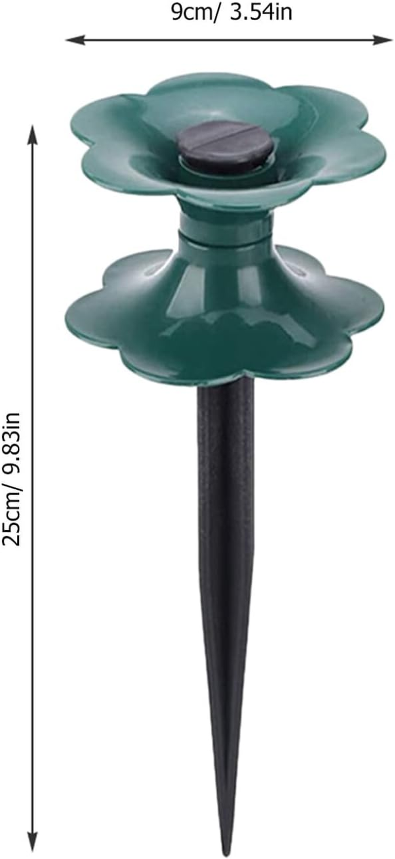 Balacoo 6Pcs Garden Hose Guide Stakes with Stable Design for Lawn and Flower Bed Protection Water Hose Holders to Prevent Burn Damage Easy Ground Installation Green and Black image number 2