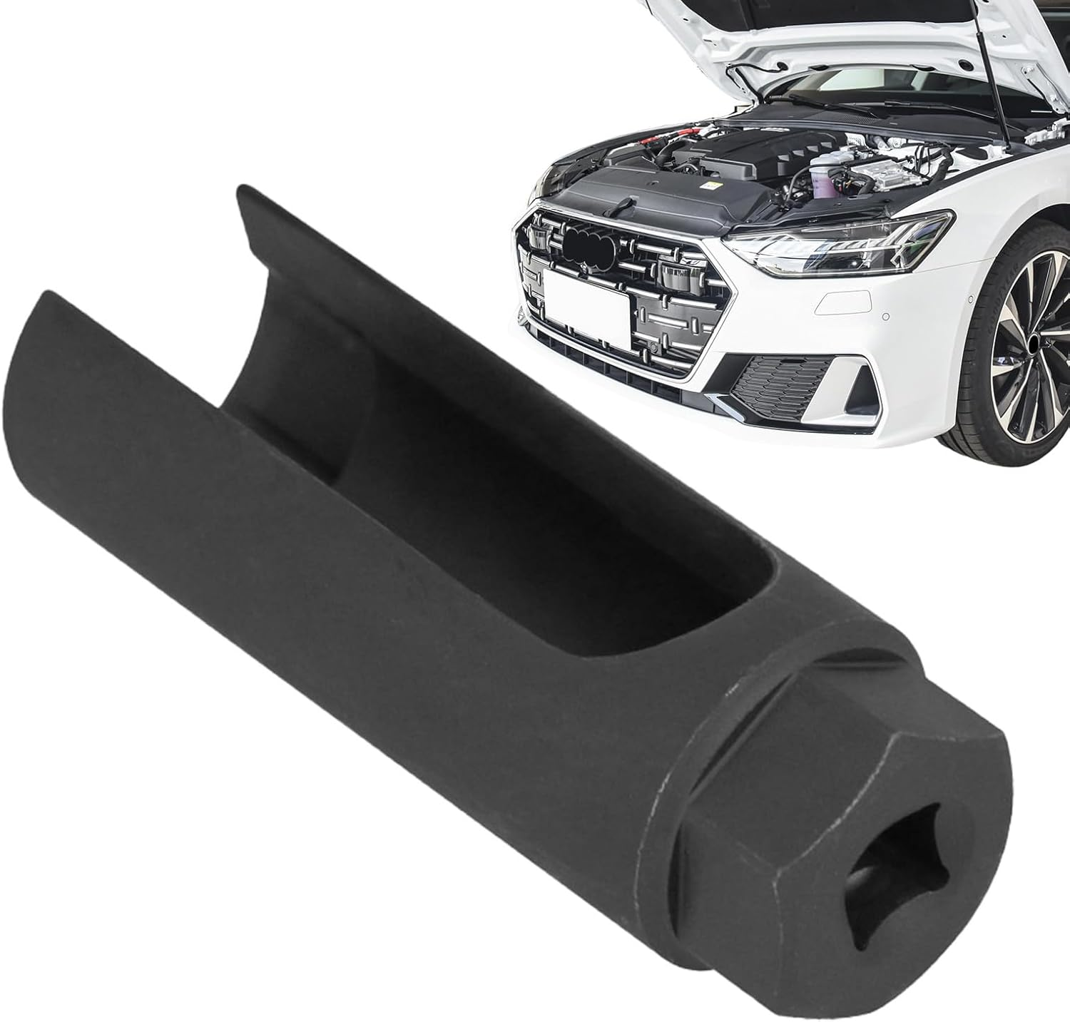 Car Oxygen Sensor Spacer, O2 Sensor Spacer Steel 22Mm - Automative Oxygen Sensor Extender, Anti-Slip O2 Sensor Socket for Removing and Installing Oxygen Sensors on Buniq image number 6