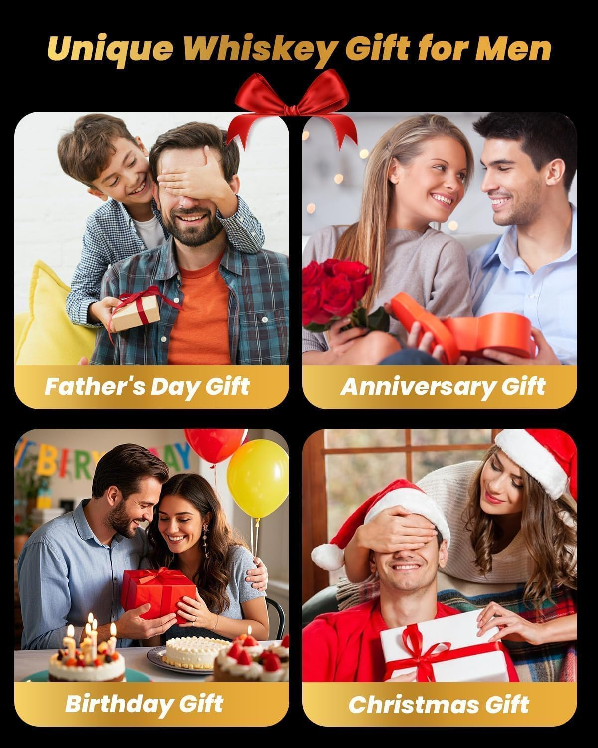 Electric Whiskey Smoker Kit, Kobuer Old Fashioned Smoker Kit, Built-In Lighter & Ambient Light, 4 Reusable Ice Cubes 6 Flavors Wood Chips, Gifts for Men Dad Husband Whiskey Lovers (Birthday/Christmas) image number 2