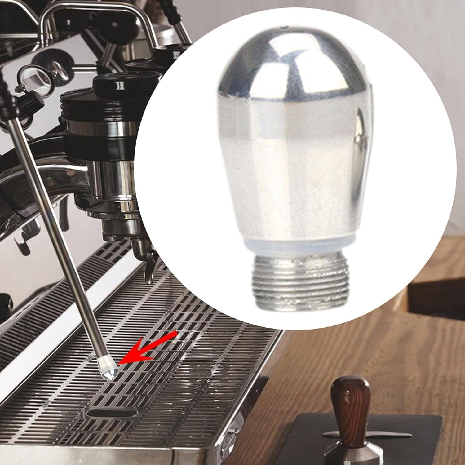 Generic Espresso Machine Steam Tip Steam Wand Tip 0.8Mm Milk Tea Shop Coffee Maker Accessories Milk Foam Spout Steam Nozzle Tip Spout, 3 Holes - 4 Holes image number 2