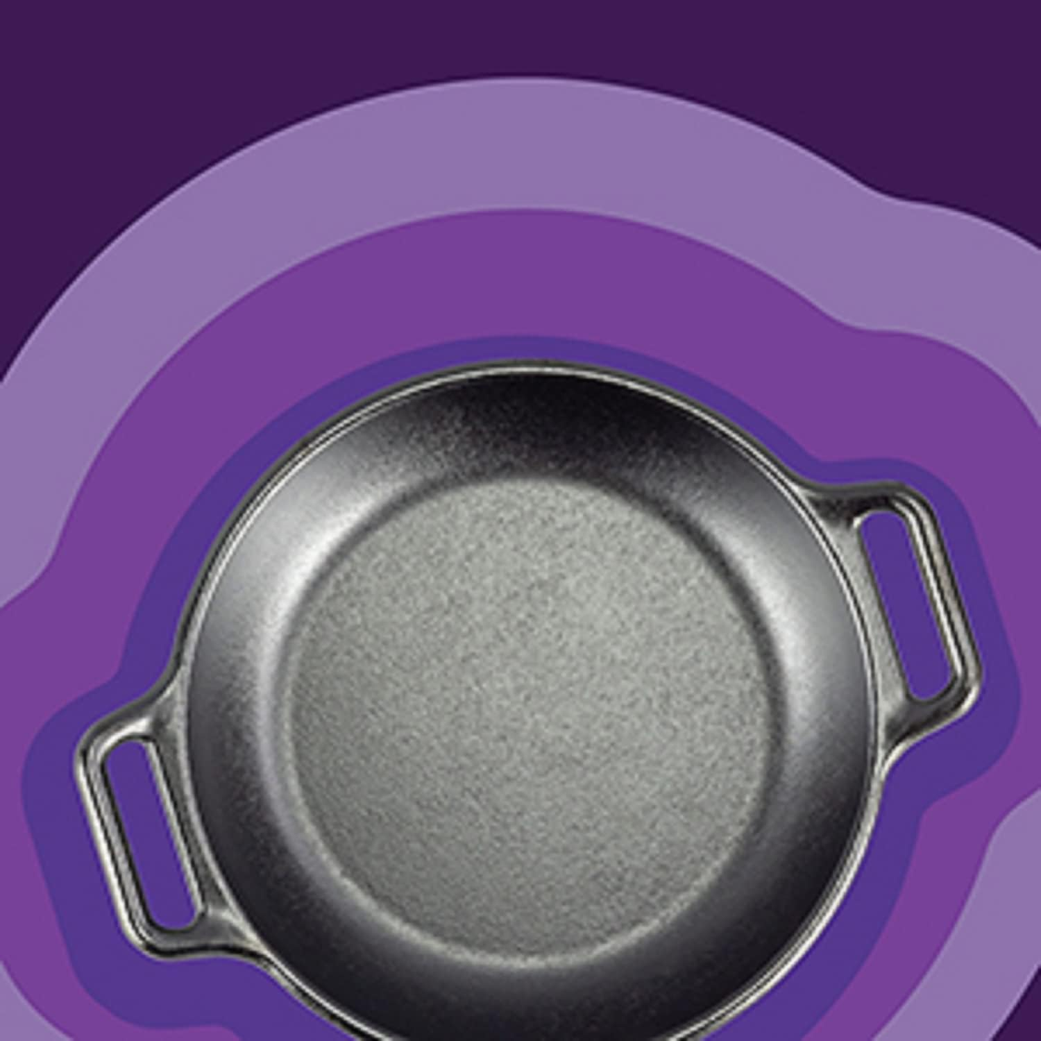 Lodge Bold 12 Inch Seasoned Cast Iron Skillet with Loop Handles, Design-Forward Cookware image number 5