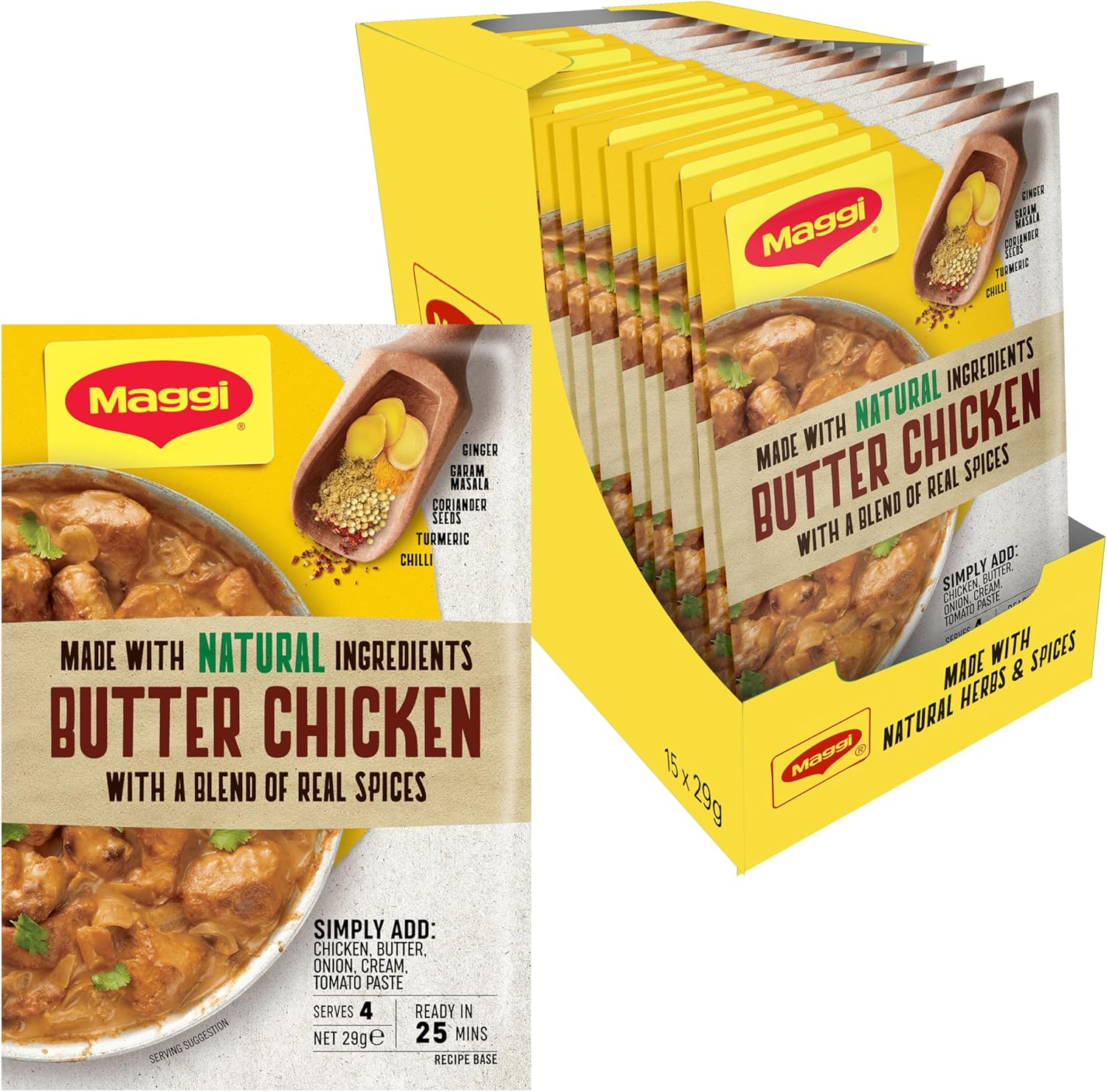 Maggi Creamy Cheese and Garlic Potato Bake Side Dishes 24G, 15 Pack image number 4