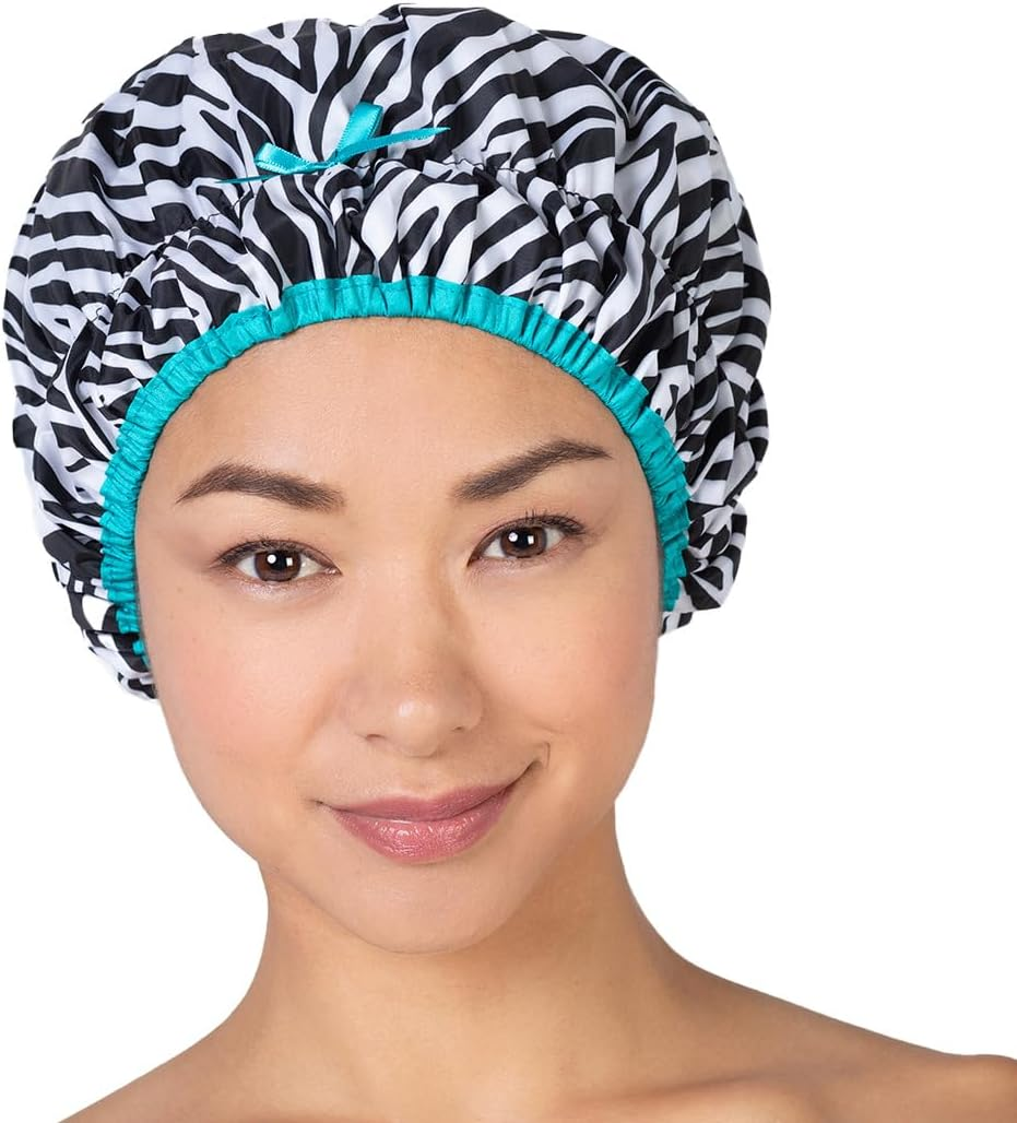 Betty Dain Fashionista Collection Mold Resistant Lined Shower Cap, Diva