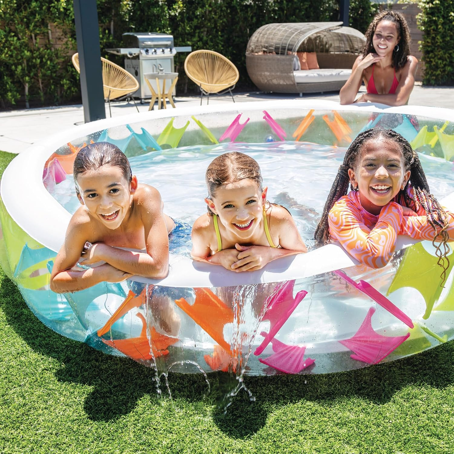 Intex Swim Center Pinwheel Kiddie Pool image number 6