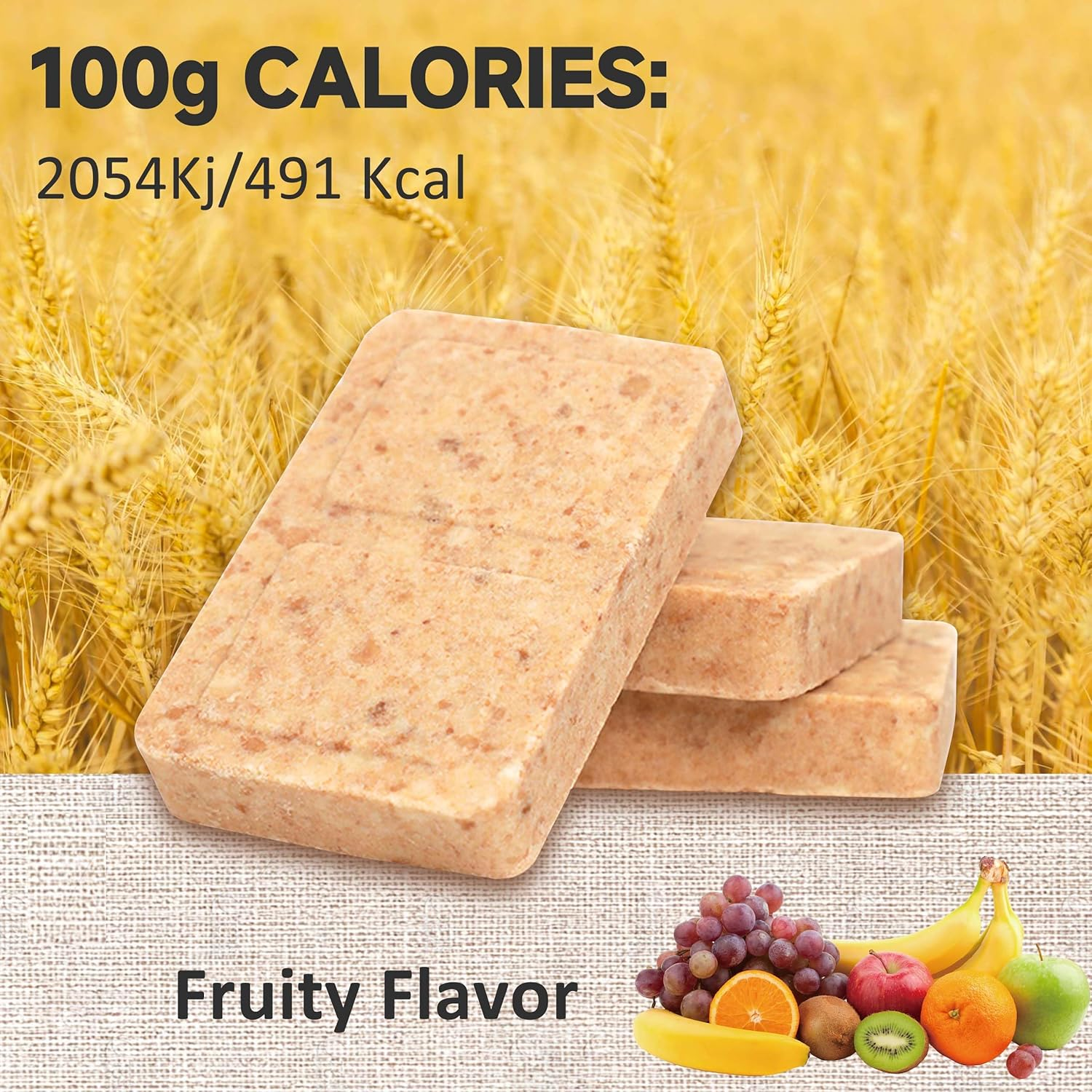 Mre Meals Military 2025, Emergency Meals Ration Bars, Camping Hiking Survival Food High Calorie Bars image number 4