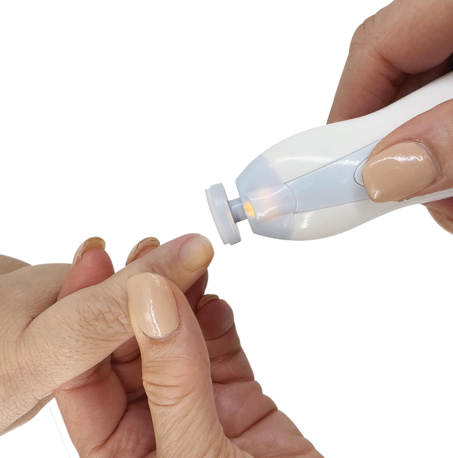 Dreambaby Baby & Me Nail Care Kit - 16 Piece Electric Nail Trimmer for Babies - Comes with 6 Shape & Trim Options and 8 Replacement Pads image number 5