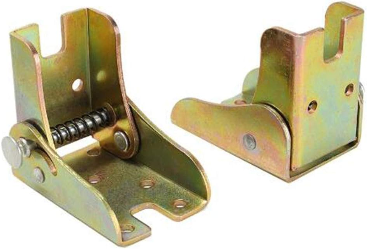 2 Pack Folding Stand with Self-Locking Hinge - Retractable Table Leg Extension for Workbench Shelf and Washing Table image number 1