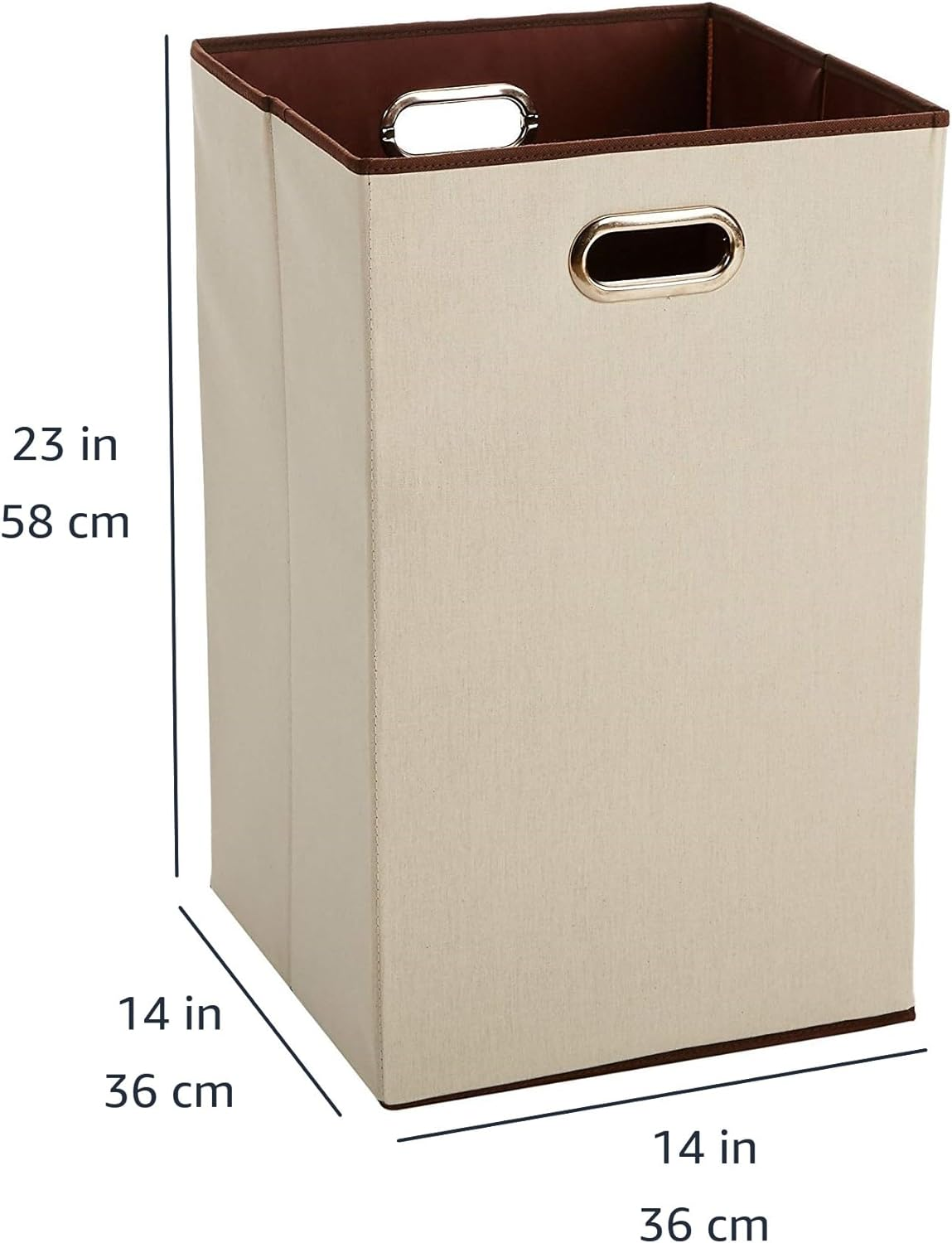 Amazon Basics Foldable Laundry Basket Hamper image number 6