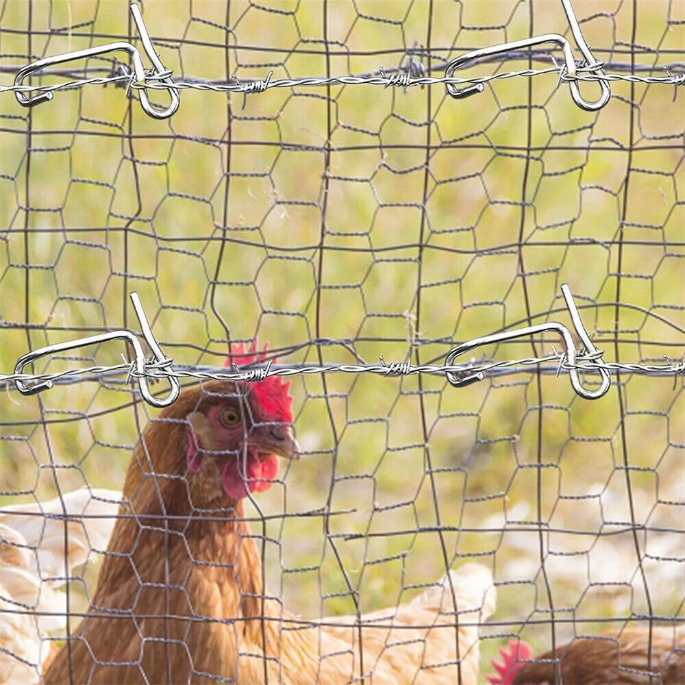 31Pcs Fence Wire Tensioner Tightener Metal Steel Wire Tensioning Repair Tool image number 2