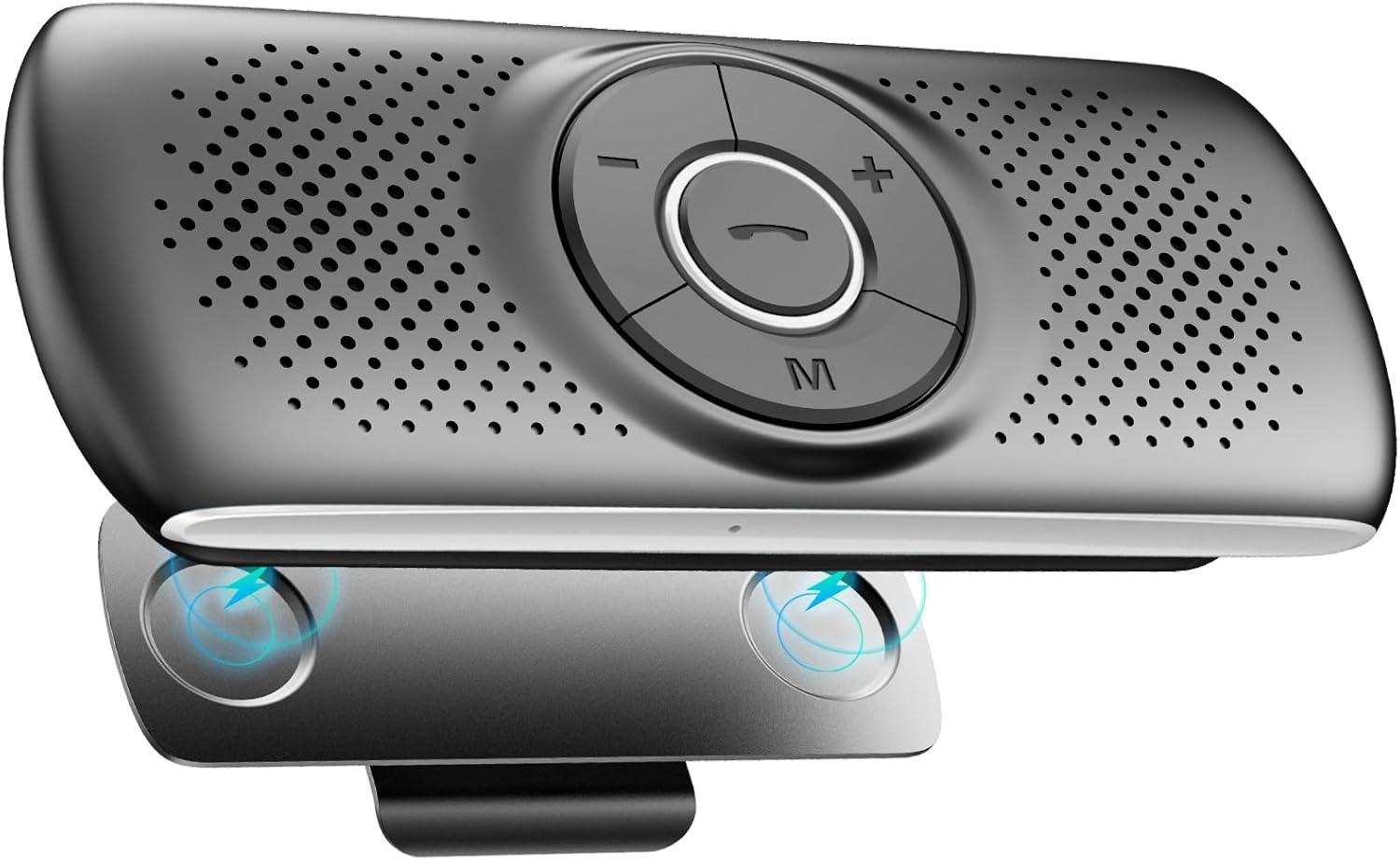 AGPTEK Car Speaker with Bluetooth 5.0, Hands Free Car Phone Kit for Calls, GPS & Music with TF Card Slot, Motion Auto On, Siri Google Assistant Support Wireless Car Visor Clip Speakerphone image number 3