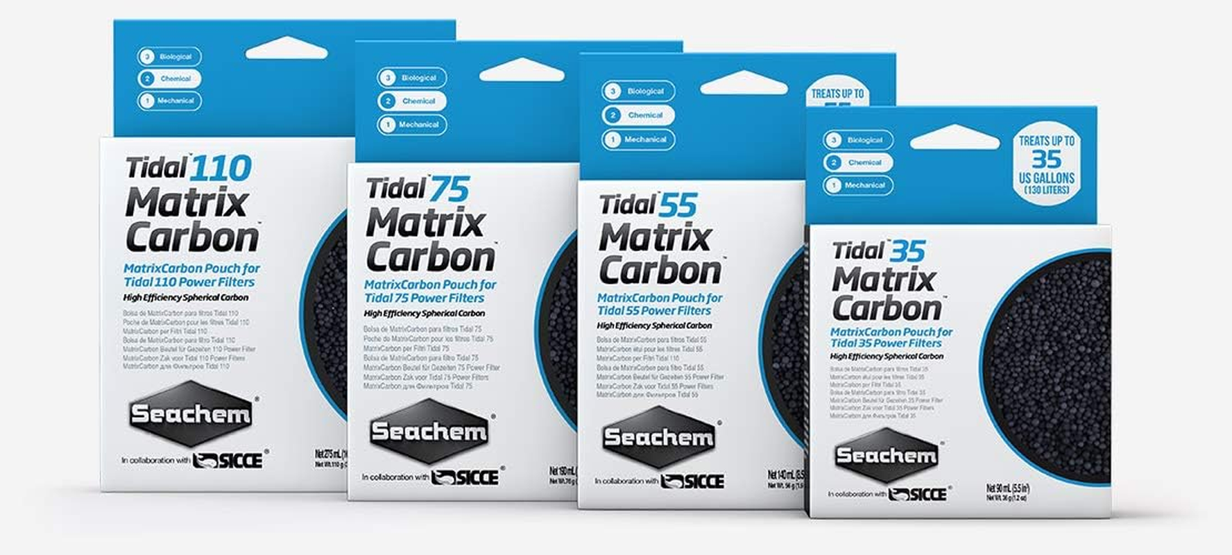 Seachem Tidal 75 Matrix Carbon 190 Ml, 190 Ml image number 2