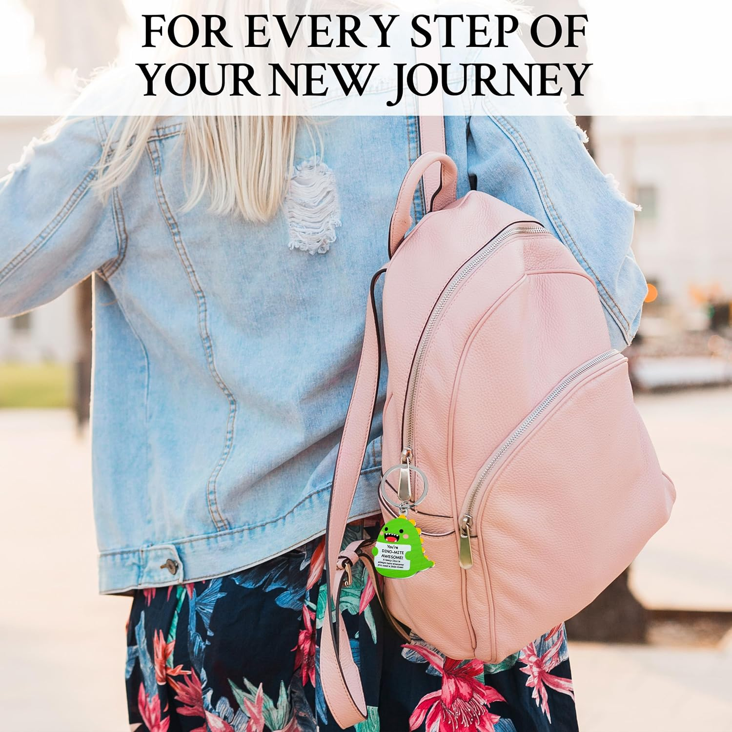 Titanape Keyring Gifts for Women Girls Daughter Best Friends Niece, Inspirational Animal Keyrings Keychains Lover Present for Christmas Birthday Easter Gift, Backpack Car Keys Accessories