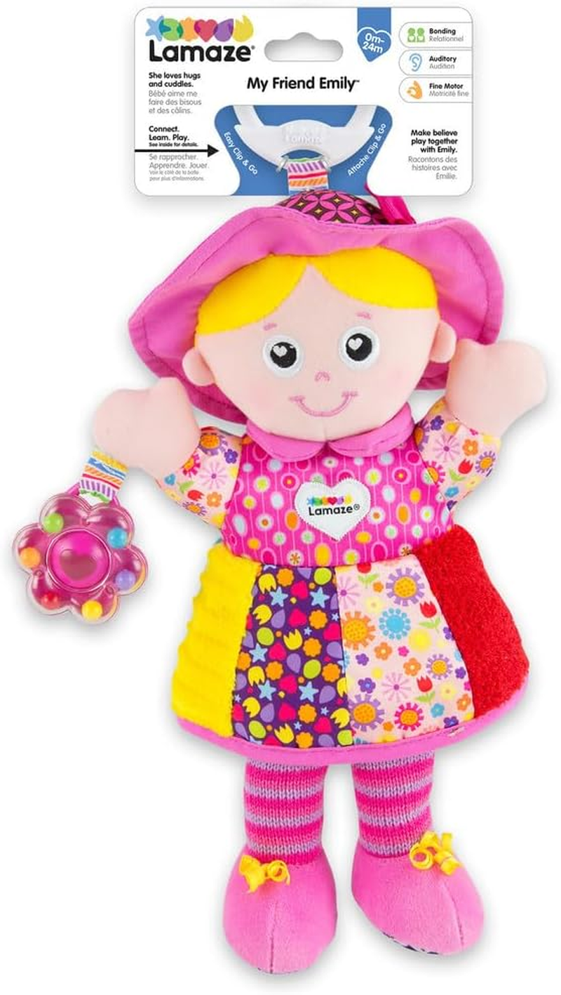 Lamaze My Friend Emily Plush Stroller Toy image number 2