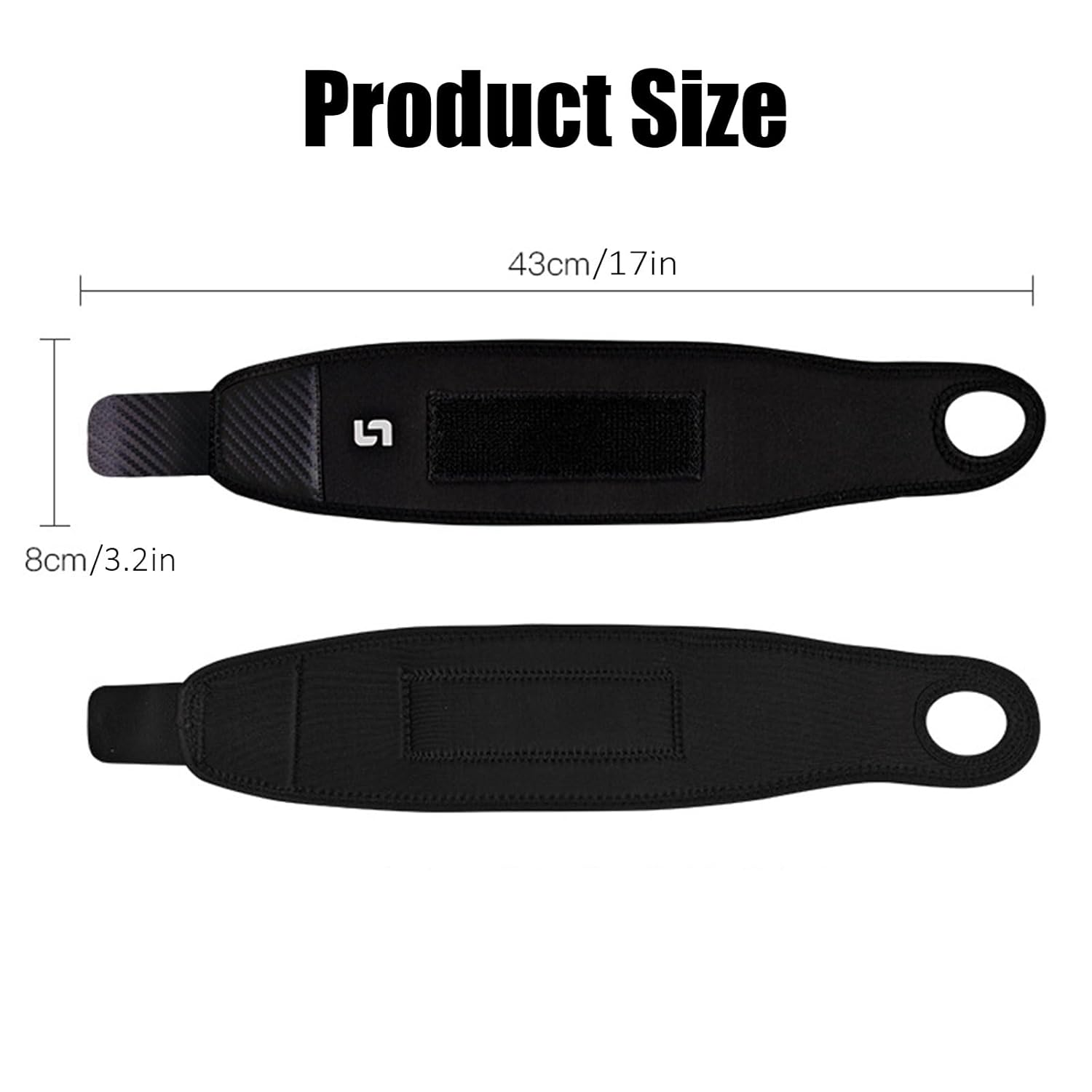 Checkzed Wrist Support Brace,Adjustable Wrist Band with Wrap Straps for Gym,Weightlifting,Tendonitis, Arthritis,Joint Pain Relief,Fits Right or Left Hand（1 Black）,Thumb Support,Carpal Tunnel image number 5