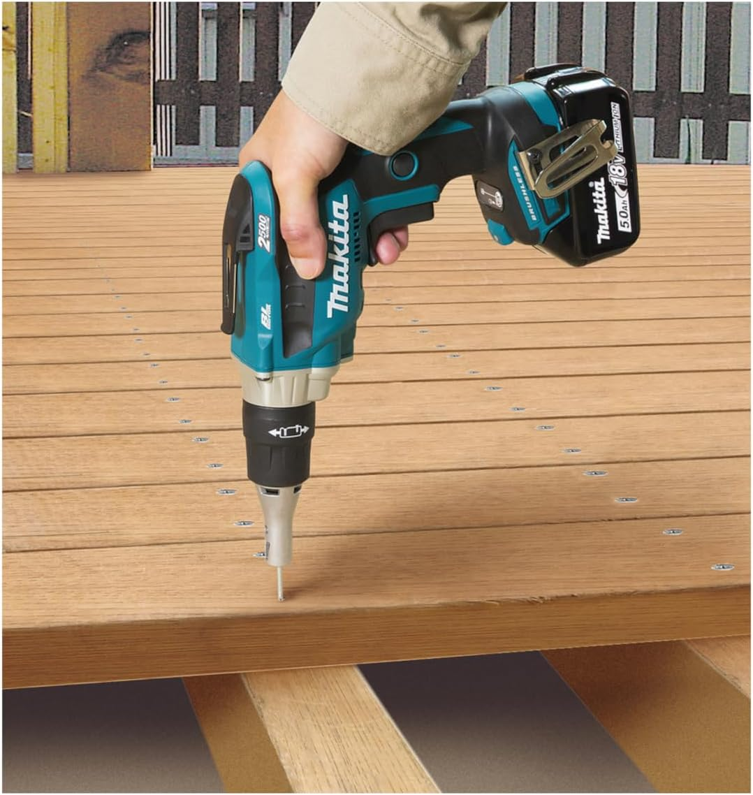Makita DFS250Z 18V Li-Ion Brushless Screwdriver, Multicolor image number 3