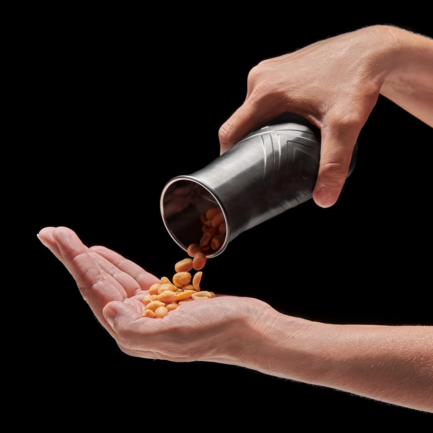 LURCH 240796 Snack Dispenser Stainless Steel with Plastic Lid for Nuts and Sweets image number 2