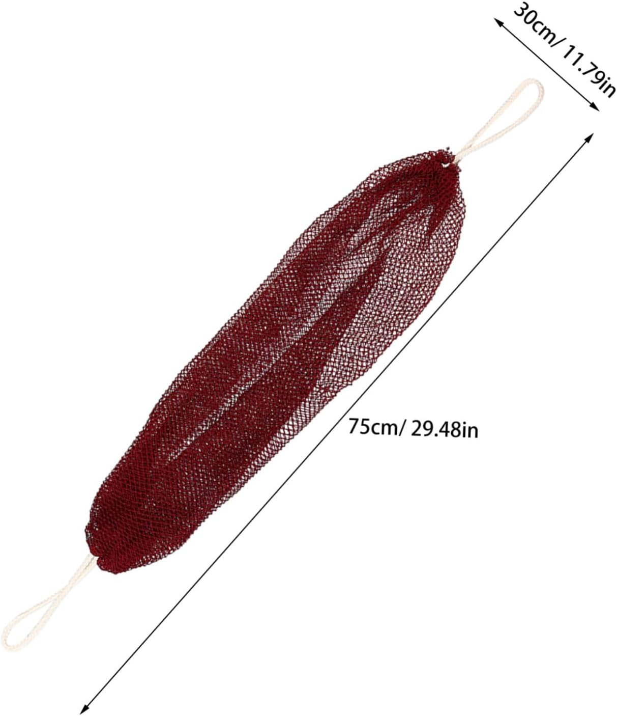 Hoement 2Pcs African Net Sponge: Long Back Scrubber Washcloth Net Back Scrubber - Exfoliating Shower Body Sponge Skin Smoother for Shower image number 5