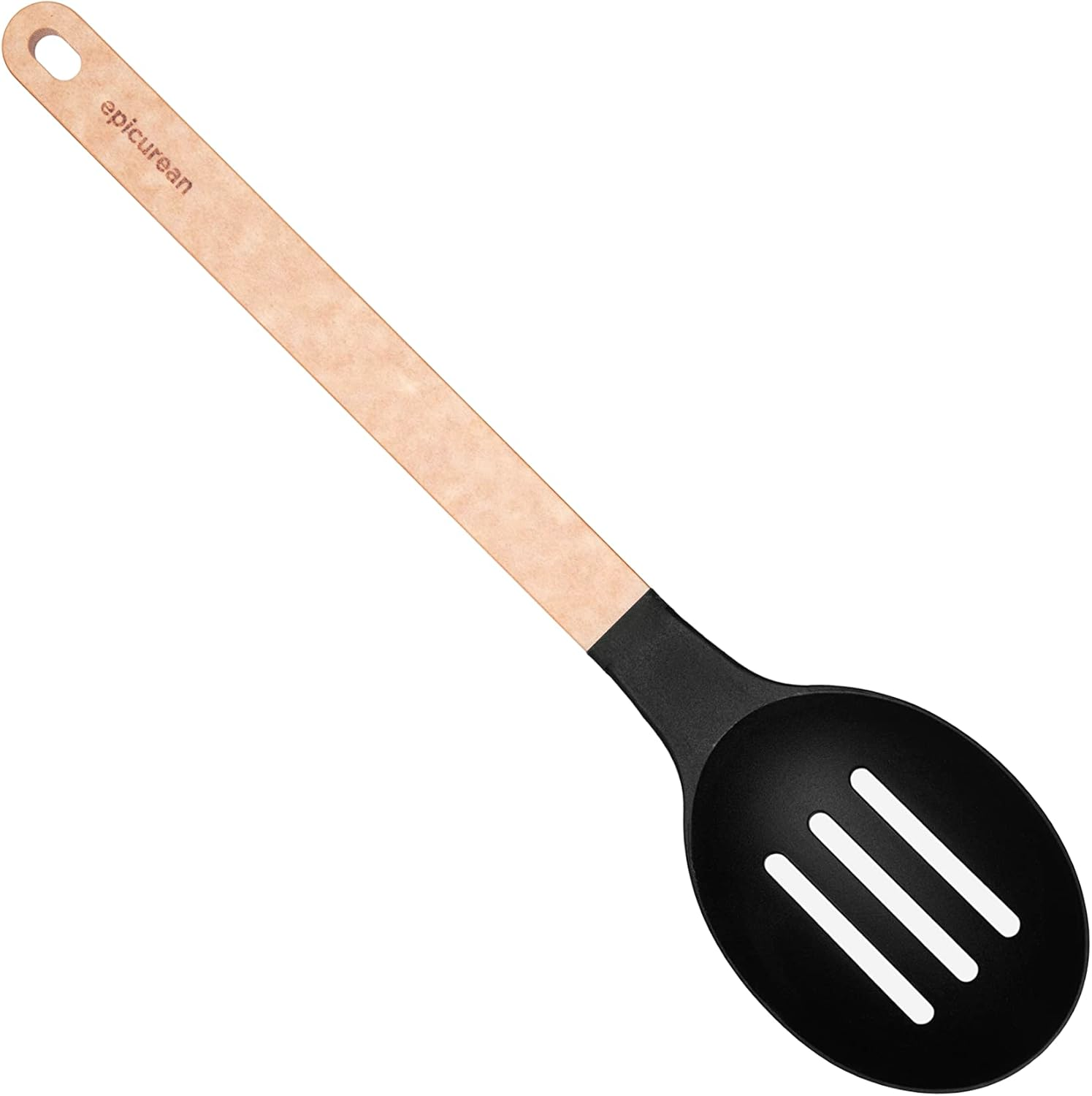 Epicurean Cutting Surfaces Gourmet Series Kitchen Utensil, Large Spoon, Natural+Black image number 2
