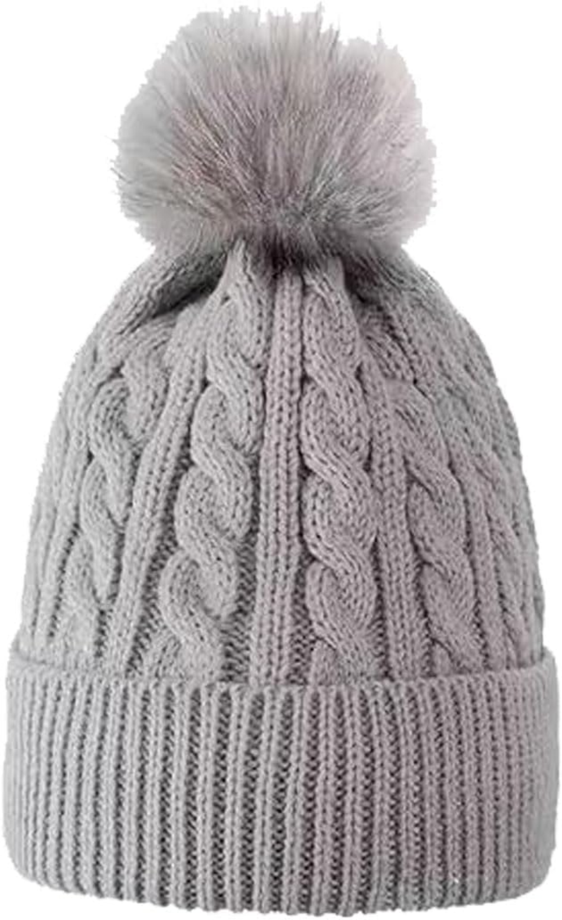 Idopick Winter Knit Beanie Hat for Men Women, Wool Knit Hat Soft Warm Beanie Cap Breathability & Elasticity Snow Cap Hat image number 2