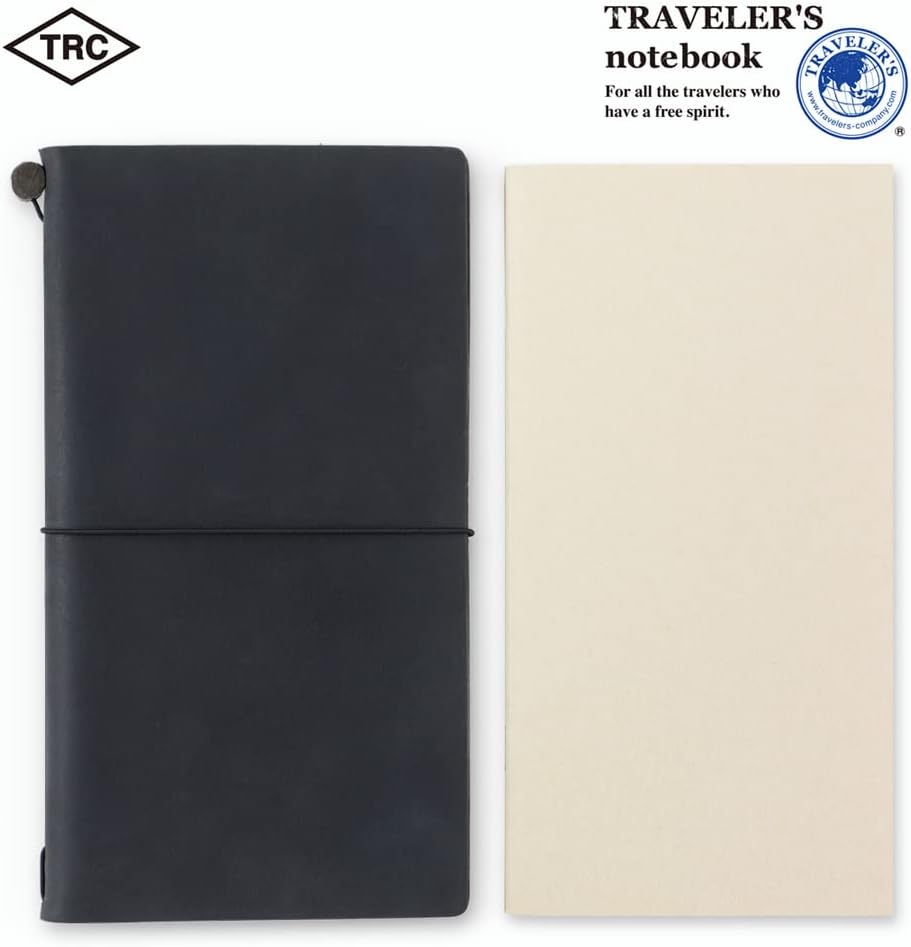 Traveler'S Company Traveler'S Notebook Refill 013, Lightweight Blank Paper, 128 Pages image number 1