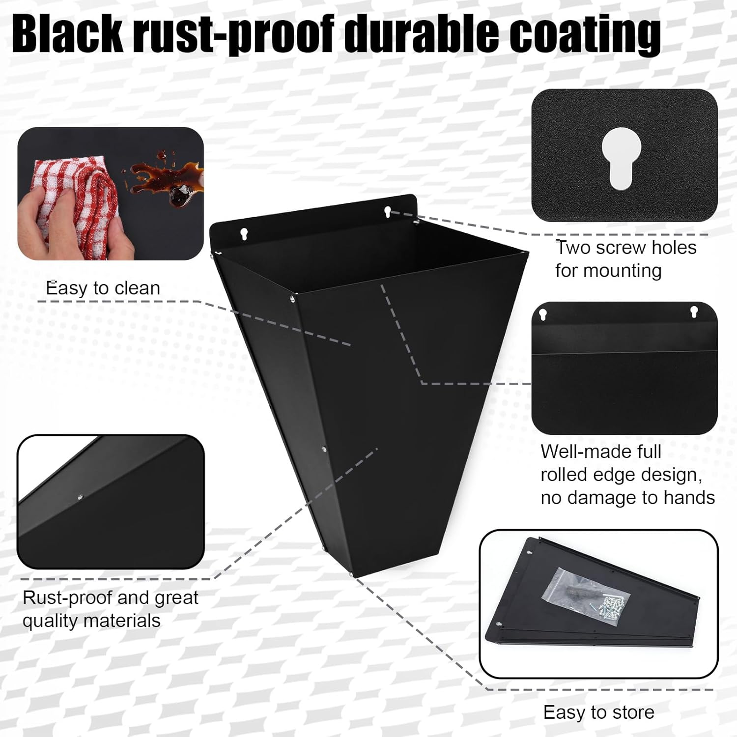 BOXOB Large Size Chicken Cone, Metal Flat-Back Chicken Killing Cone Processing Equipment Heavy Duty Poultry Restraining Cones for Turkeys Cornish Cross Ducks Geese up to 18 Lbs image number 2