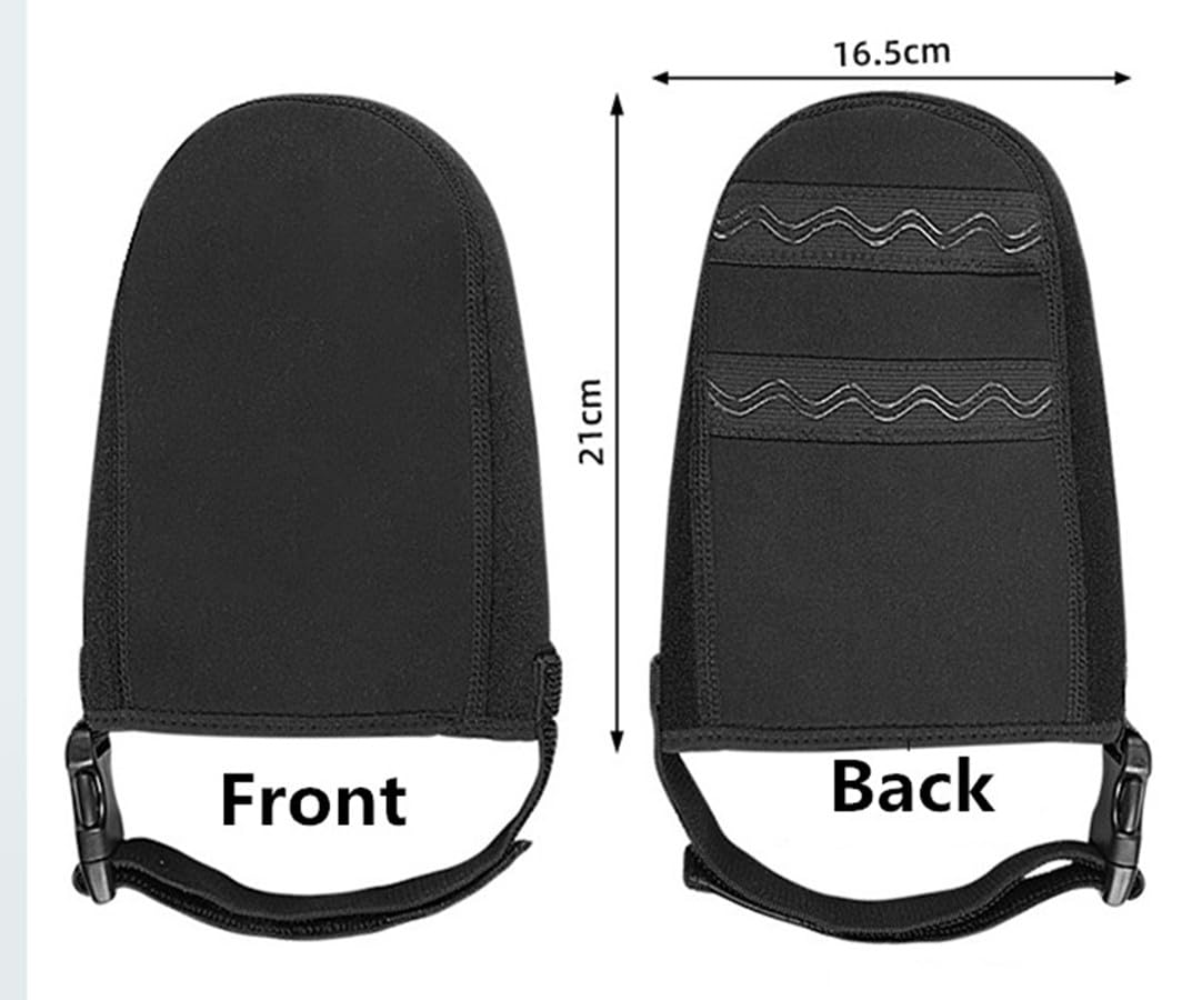 2PCS Cast Sock Toe Cover with Anti-Slip Strap, Adjustable Cast Protector Half Foot Keep Toes Warms and Clean, Protect Cast Walking Aids Boot Toe Warmer image number 1