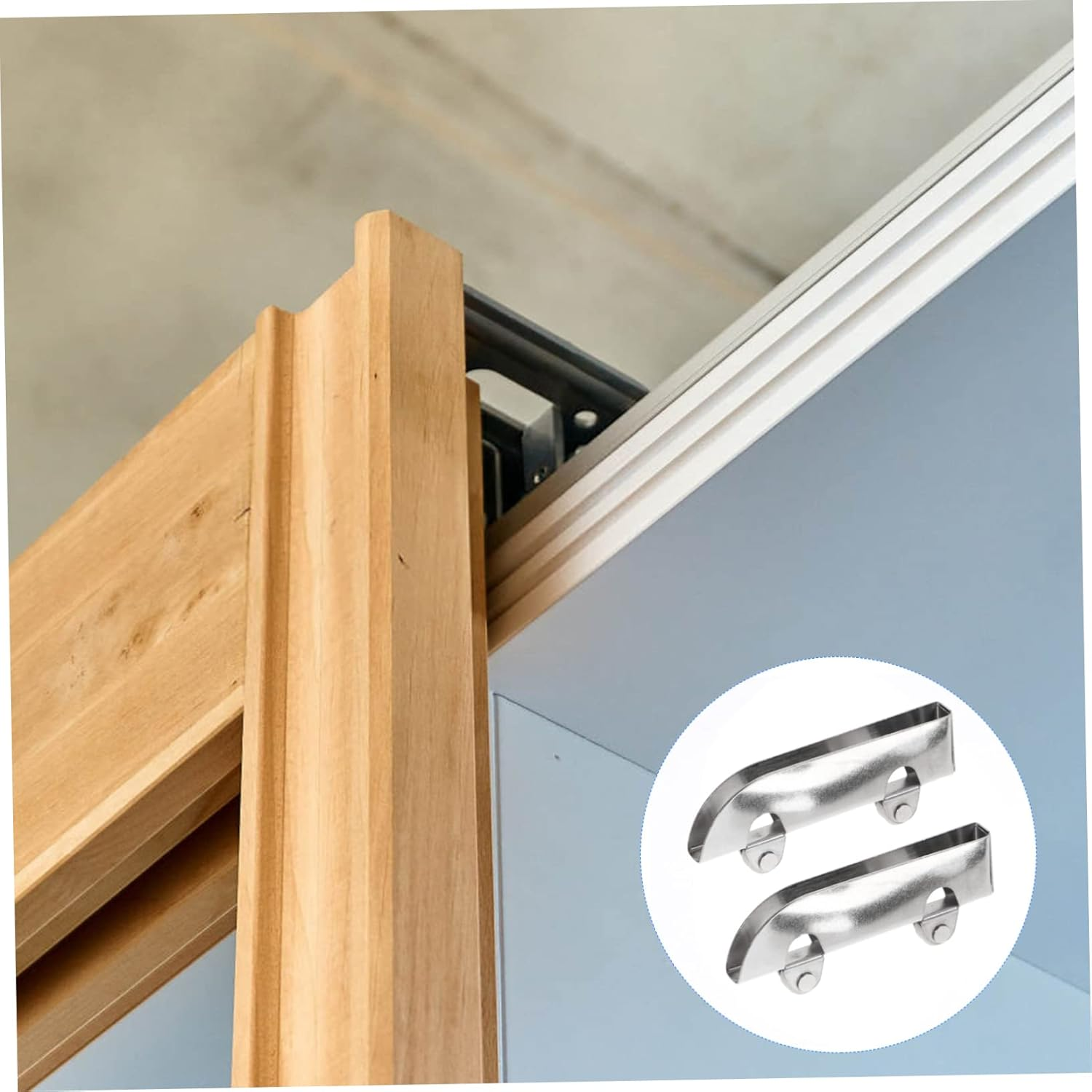 TEHAUX 24Pcs Sliding Cabinet Door Hardware Steel Wheel Bearing Patio Door Roller Window Roller image number 3